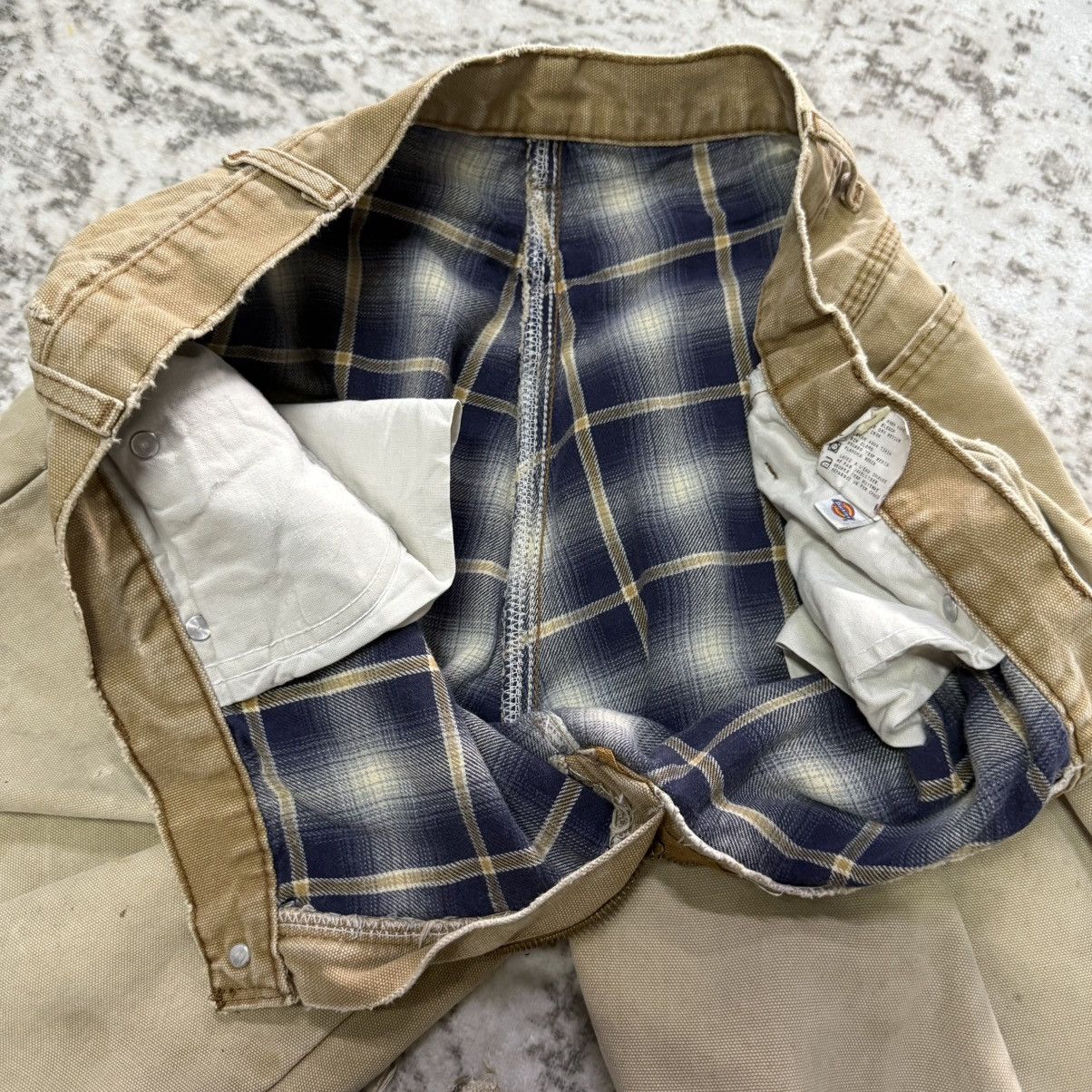 Dickies Vintage Dickies Blanket Linen Distressed Jeans Size US 36 / EU 52 - 14 Thumbnail