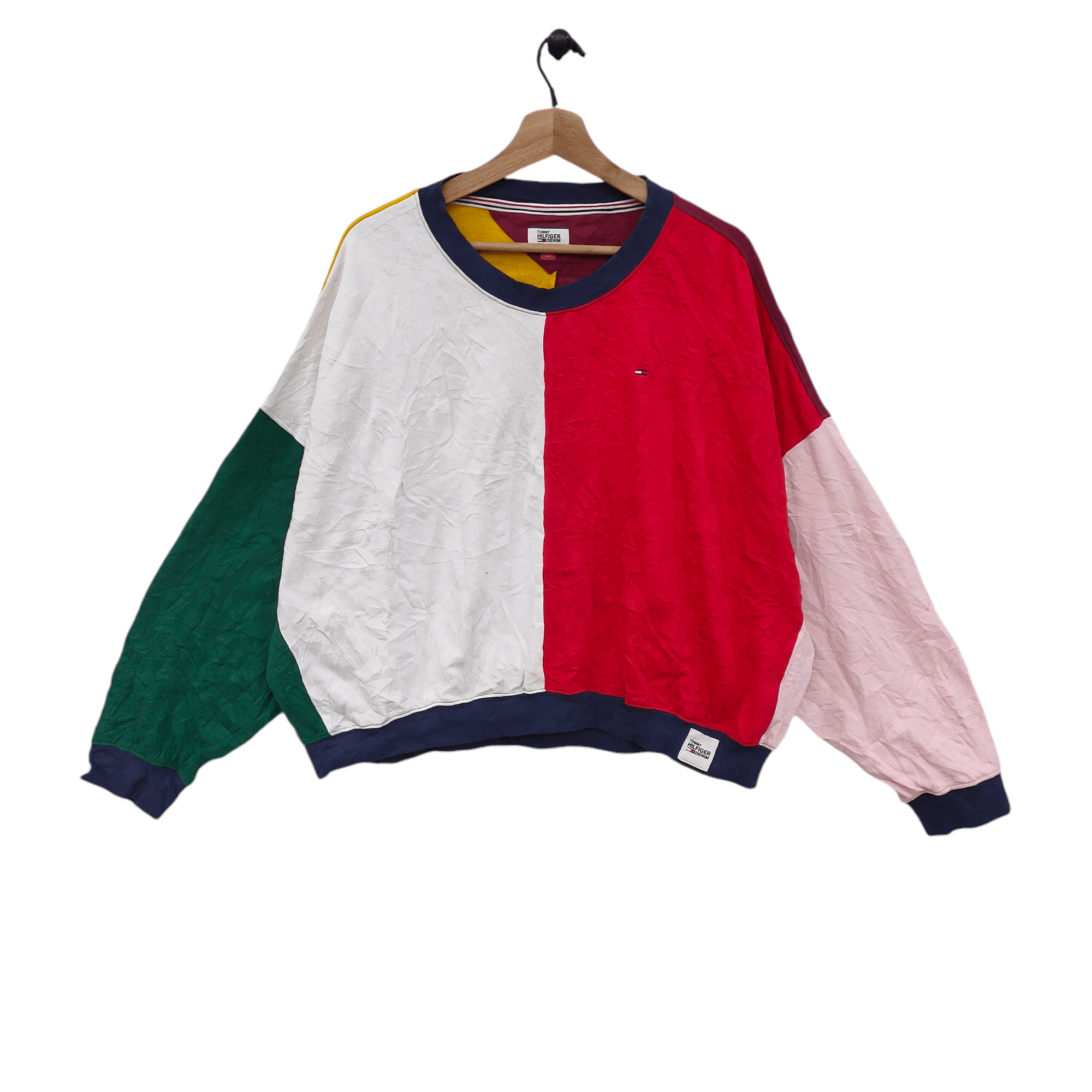 Tommy Hilfiger Tommy Hilfiger Colorblock Sweatshirt Size L / US 10 / IT 46 - 1 Thumbnail