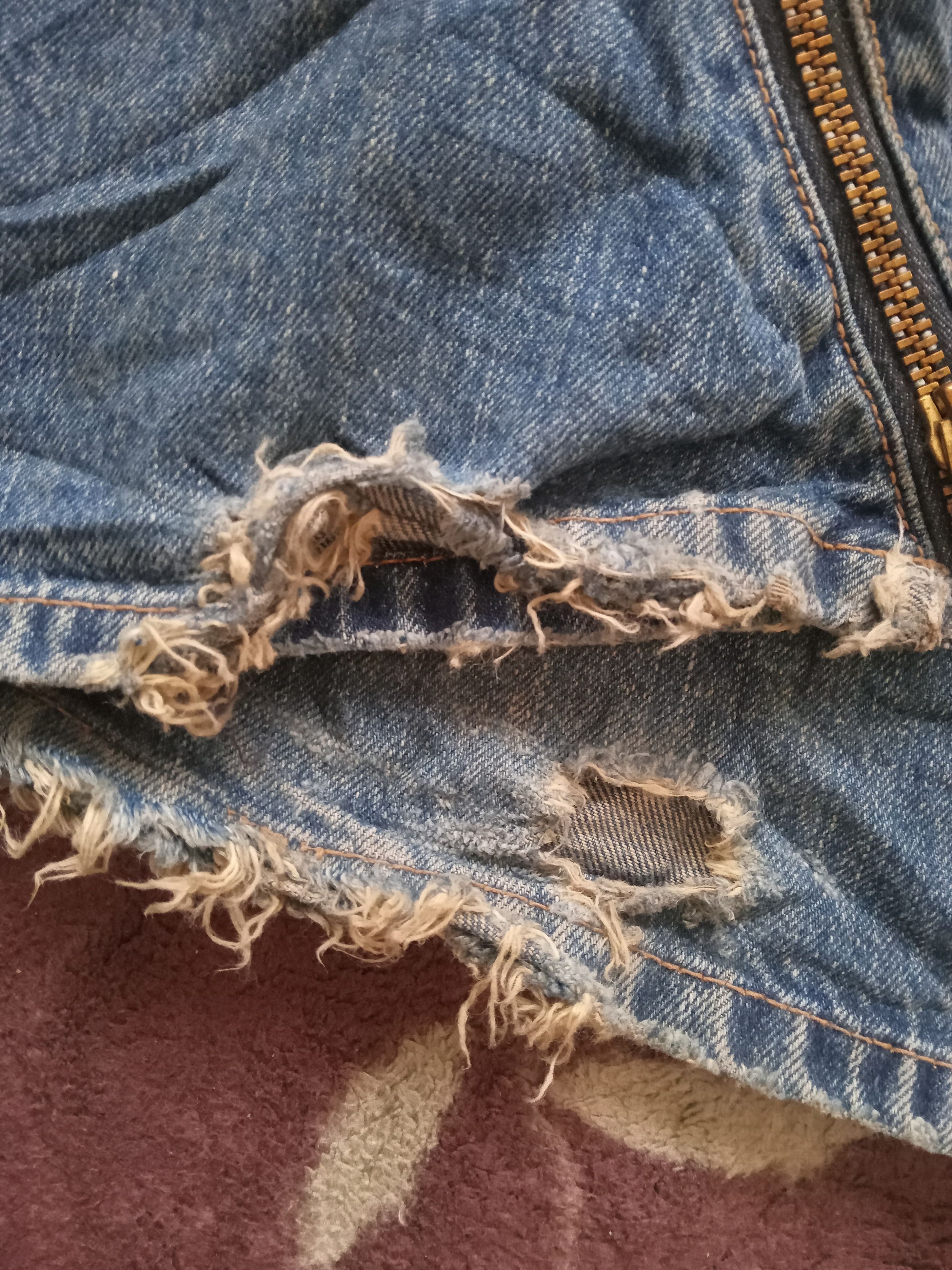 Japanese Brand RNA inc Distressed Jeans Size US 33 - 10 Thumbnail