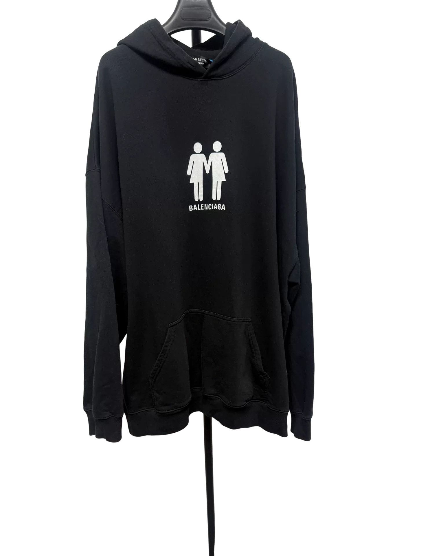 Balenciaga Balenciaga Pride 2022 Multi Flag Graphic Hoodie Size S Size US S / EU 44-46 / 1 - 1 Thumbnail