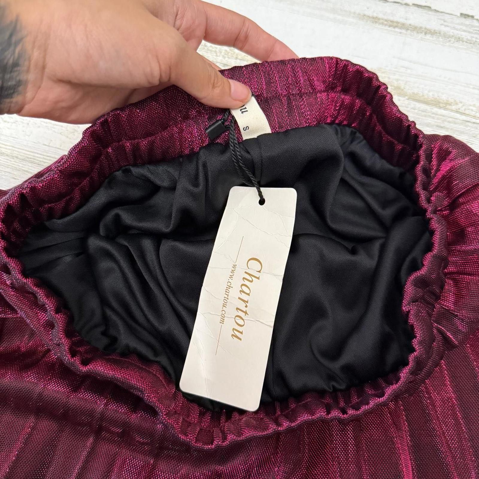 Designer Whimsygoth Burgandy Skirt Small Size 28" / US 6 / IT 42 - 4 Thumbnail