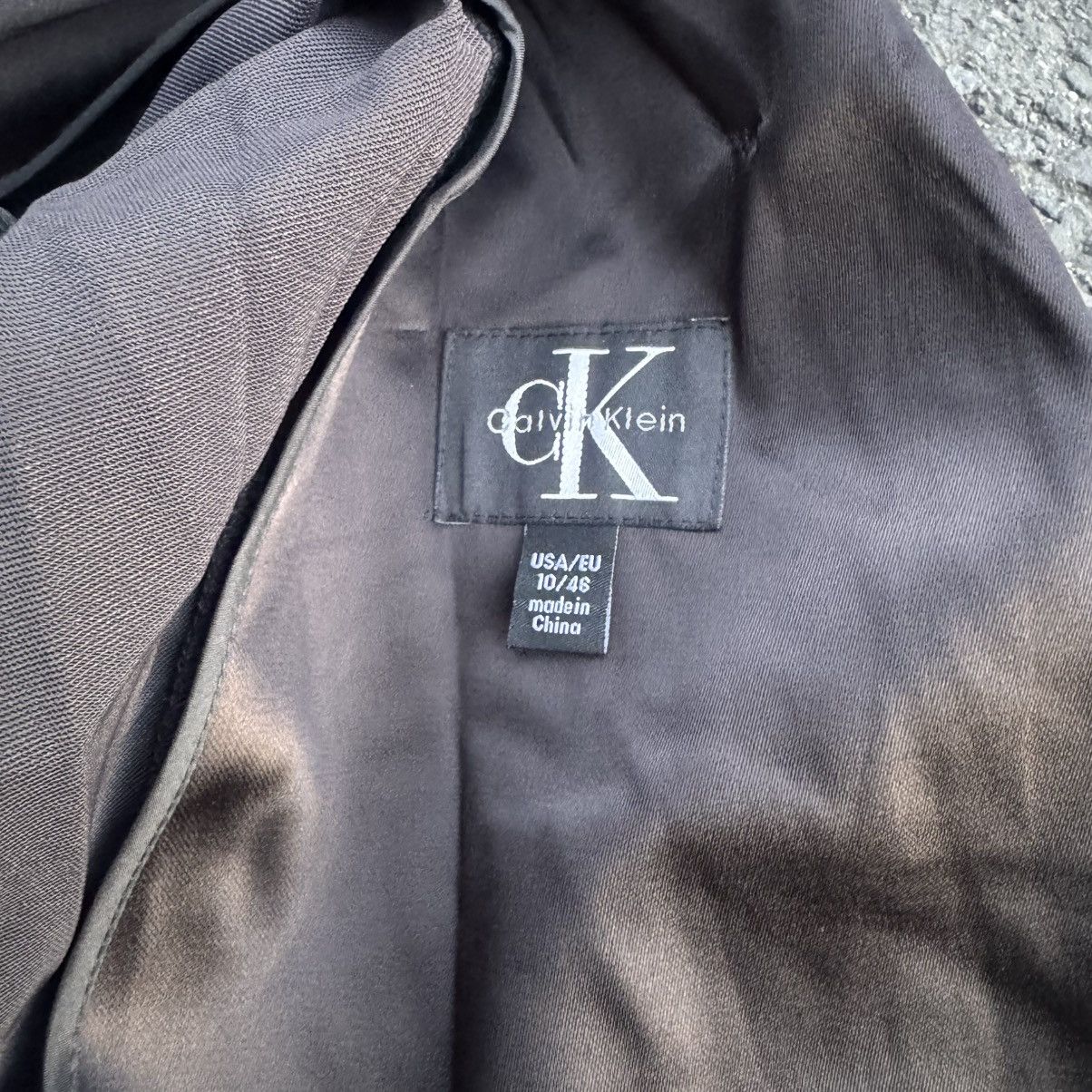 Calvin Klein 2000s calvin klein - vkei style asymetrical jacket Size L / US 10 / IT 46 - 5 Thumbnail