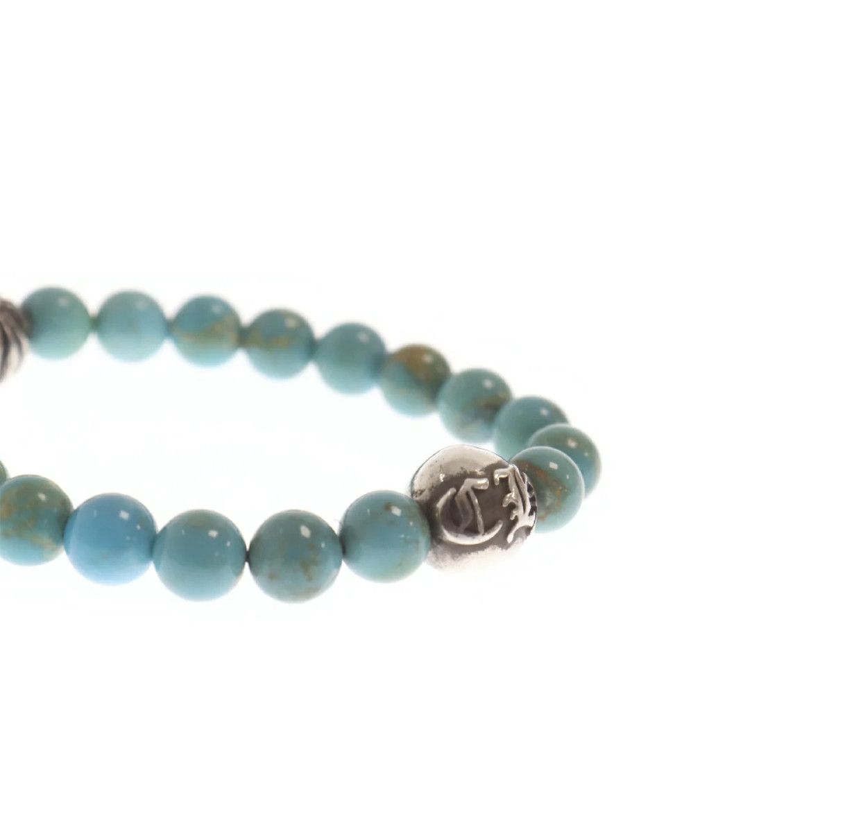 Chrome Hearts CHROME HEARTS 8MM TURQUOISE BEADS BRACELET Size ONE SIZE - 5 Thumbnail