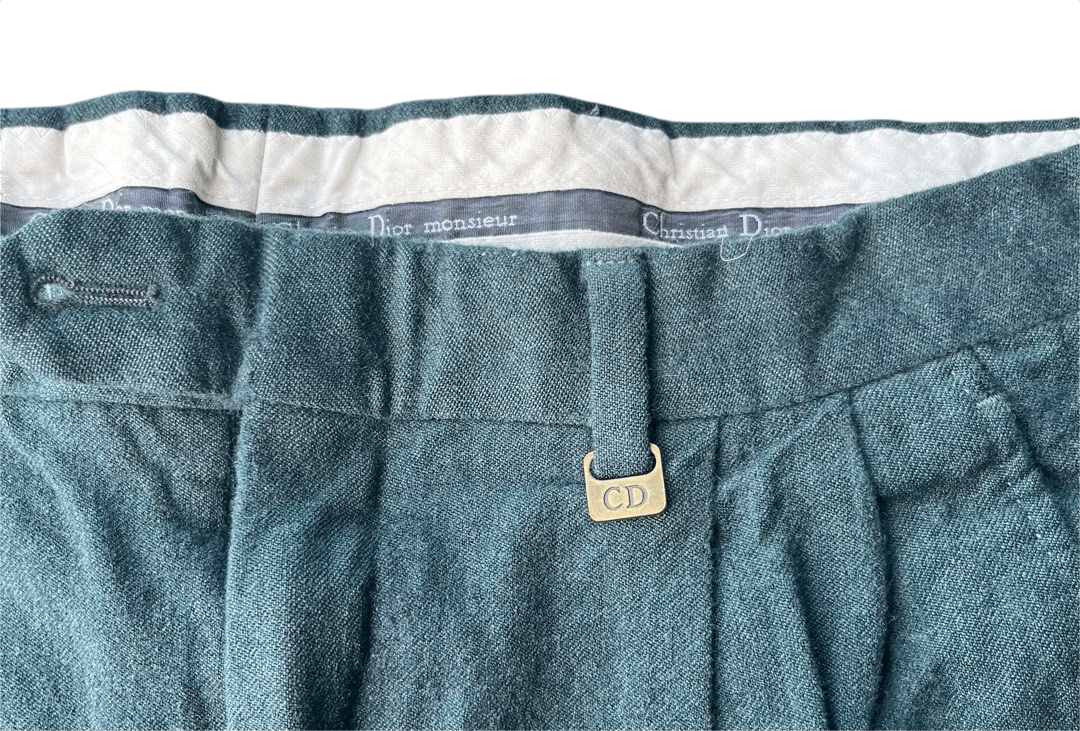 Christian Dior Monsieur × Vintage Vintage Christian Dior Monsieur Wool Pants Trousers Casual Size US 32 / EU 48 - 3 Thumbnail