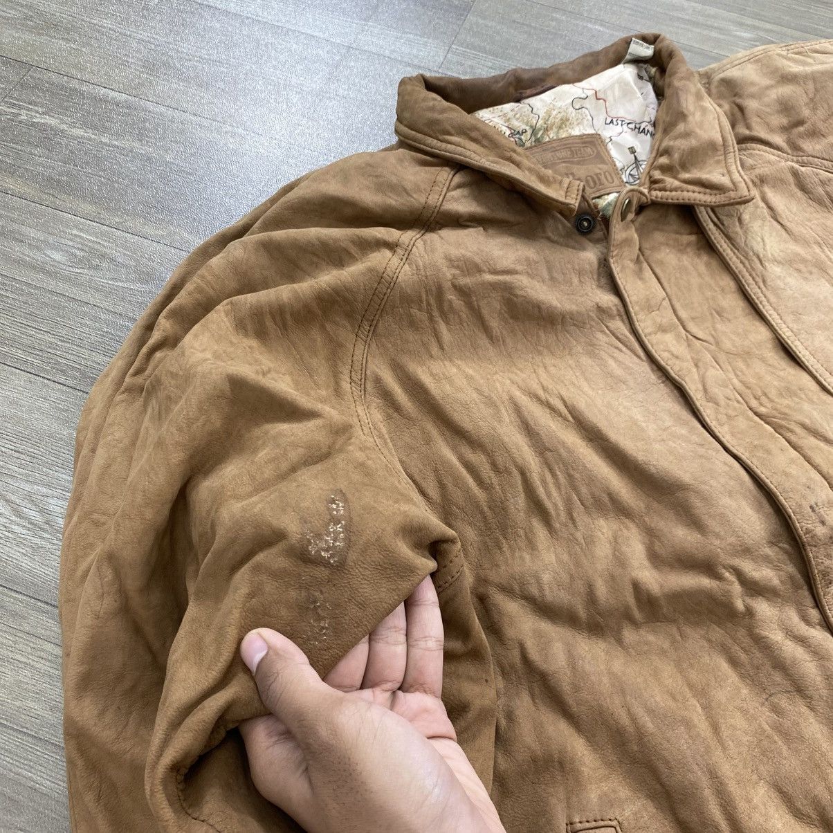 Marlboro 1990s Vintage Marlboro Adventure Suede Leather Jacket Size US M / EU 48-50 / 2 - 19 Thumbnail