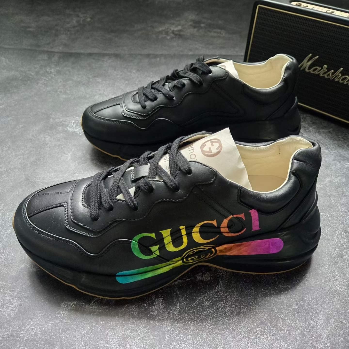 Balenciaga Balenciaga Gold Lowtop Sneakers 40 Men Size US 7.5 / EU 40-41 - 1 Thumbnail