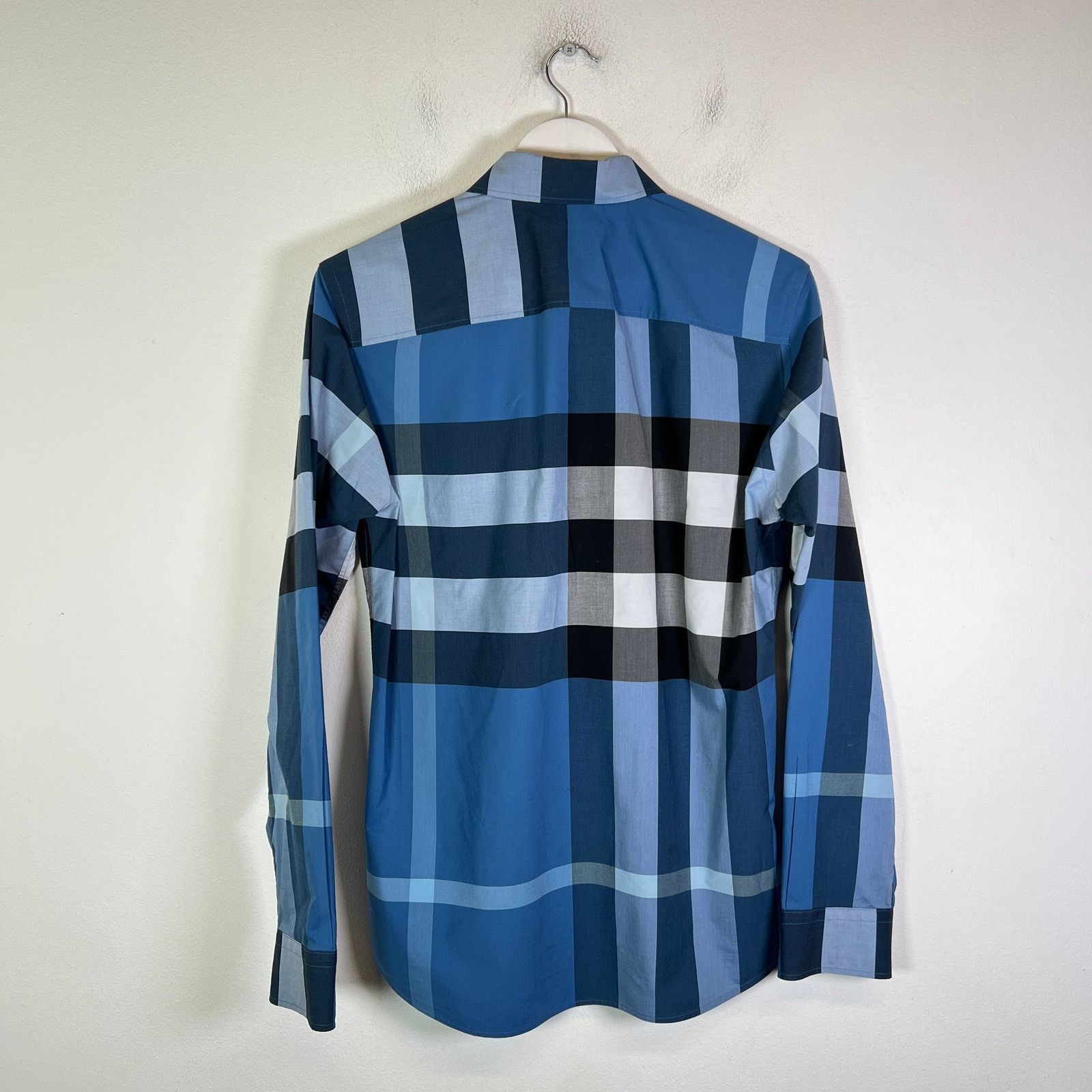 Burberry Burberry Blue Check Button-Up Shirt Size US S / EU 44-46 / 1 - 2 Thumbnail