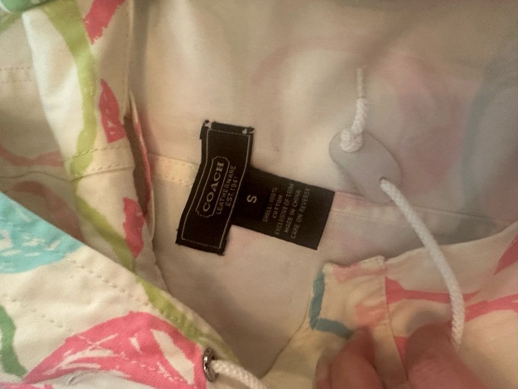 Coach Coach Logo Cotton Rain Jacket sz Sm Size US S / EU 44-46 / 1 - 7 Thumbnail