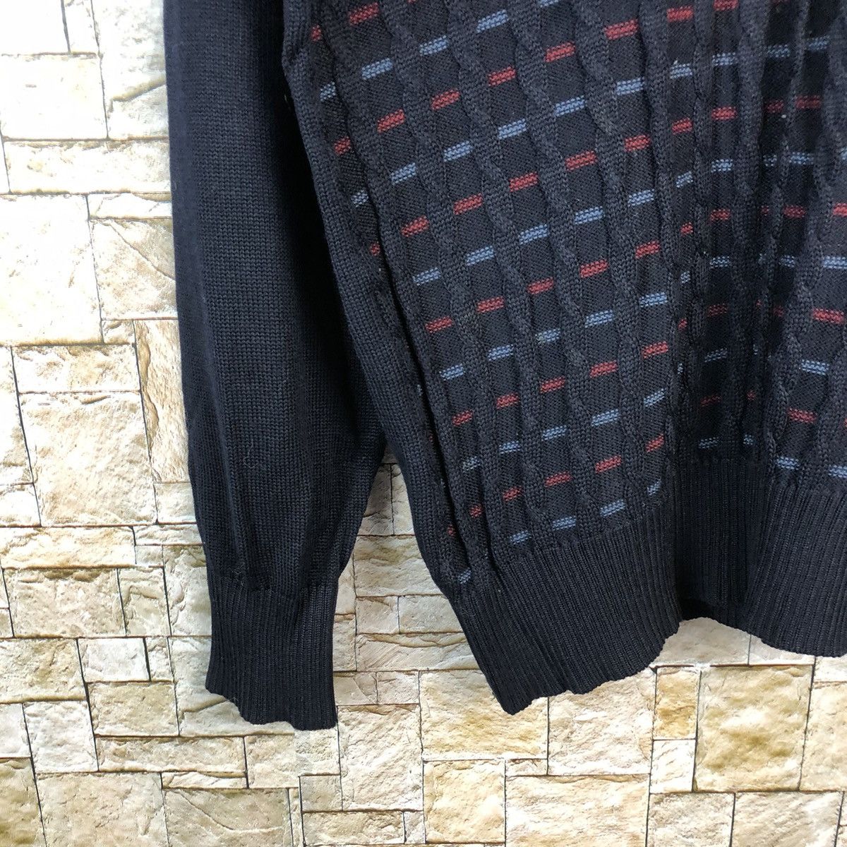 Homespun Knitwear × Japanese Brand Daks Do japan vintage Dark Blue Knitwear #A852 Size US M / EU 48-50 / 2 - 7 Thumbnail