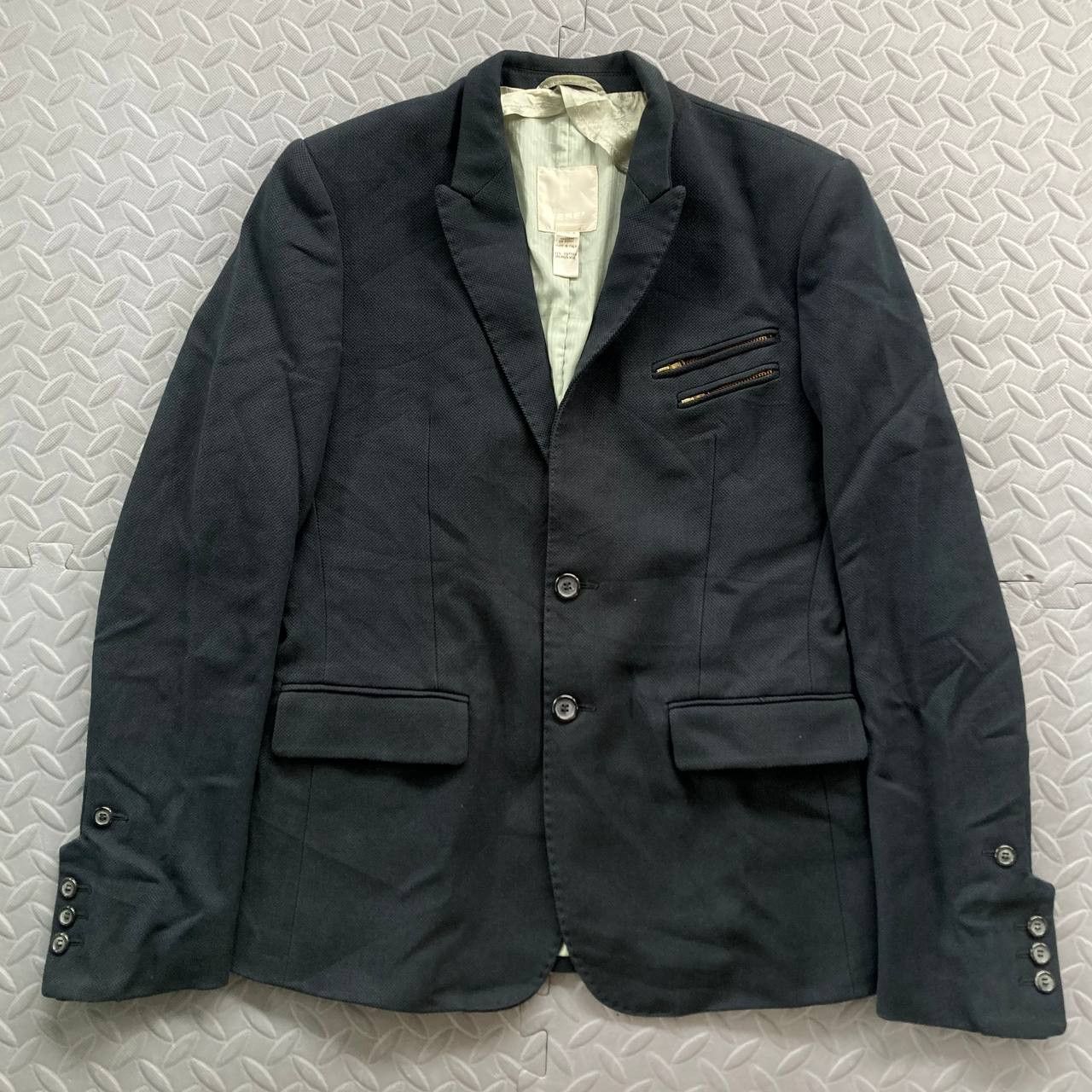 Diesel Diesel – Embroidered Slim Blazer Size US M / EU 48-50 / 2 - 1 Thumbnail
