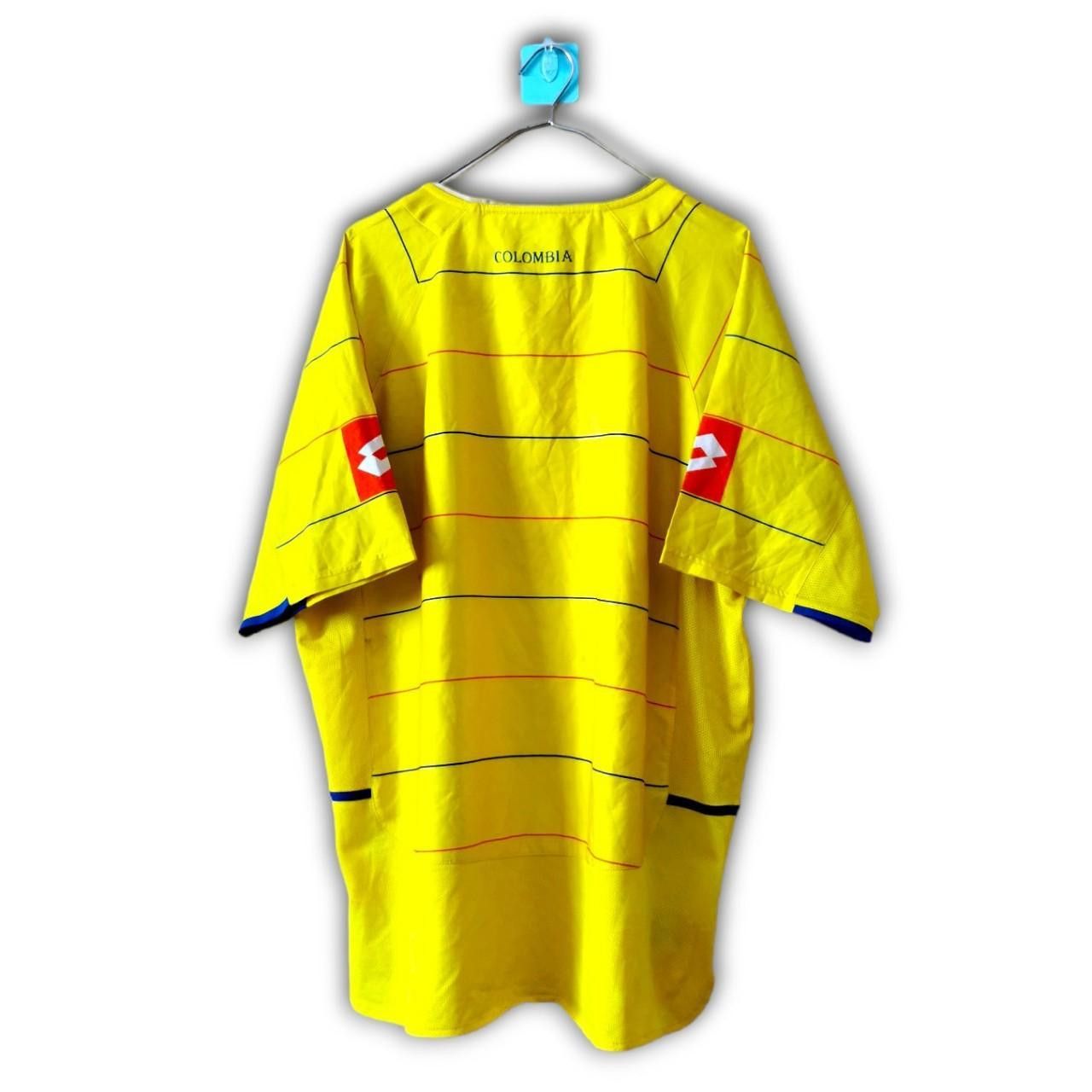 Lotto Sport Columbia 2004 2005 Home Shirt Jersey Copa world Cup falcao Size US XXL / EU 58 / 5 - 4 Thumbnail