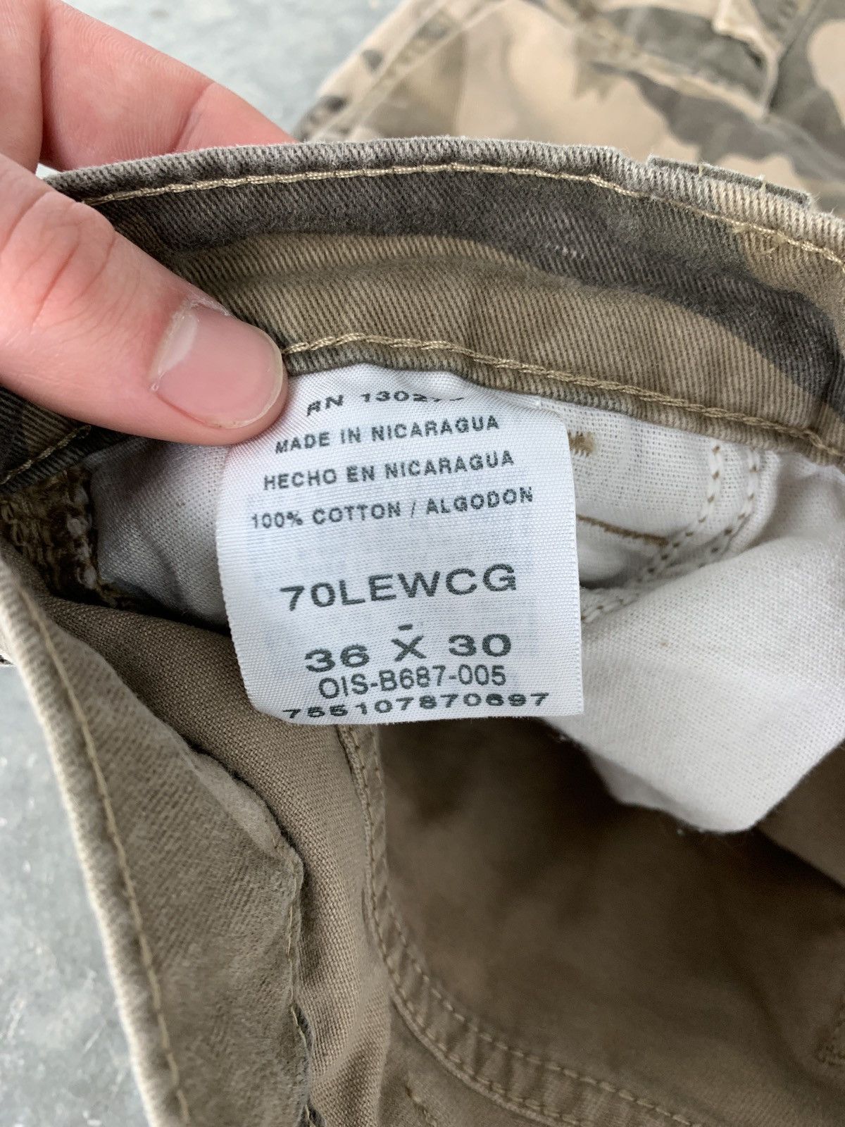 Vintage × Wrangler Vintage Y2K Wrangler Baggy Camo Cargo Pants Size US 36 / EU 52 - 5 Thumbnail