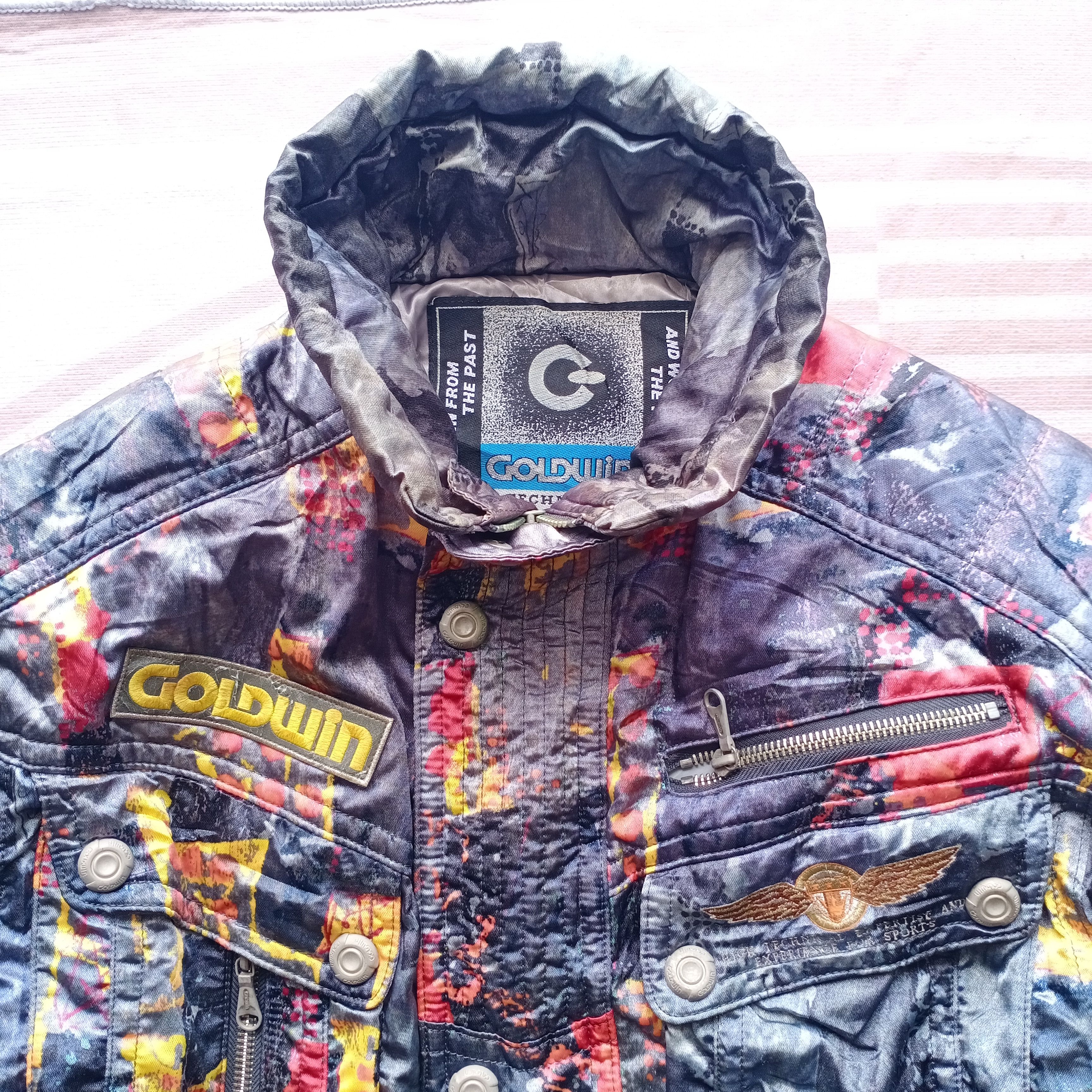 Goldwin × Sports Specialties × Vintage Vintage GOLDWIN Ski Jacket Multicolour Logo Skiwear Size US M / EU 48-50 / 2 - 2 Thumbnail