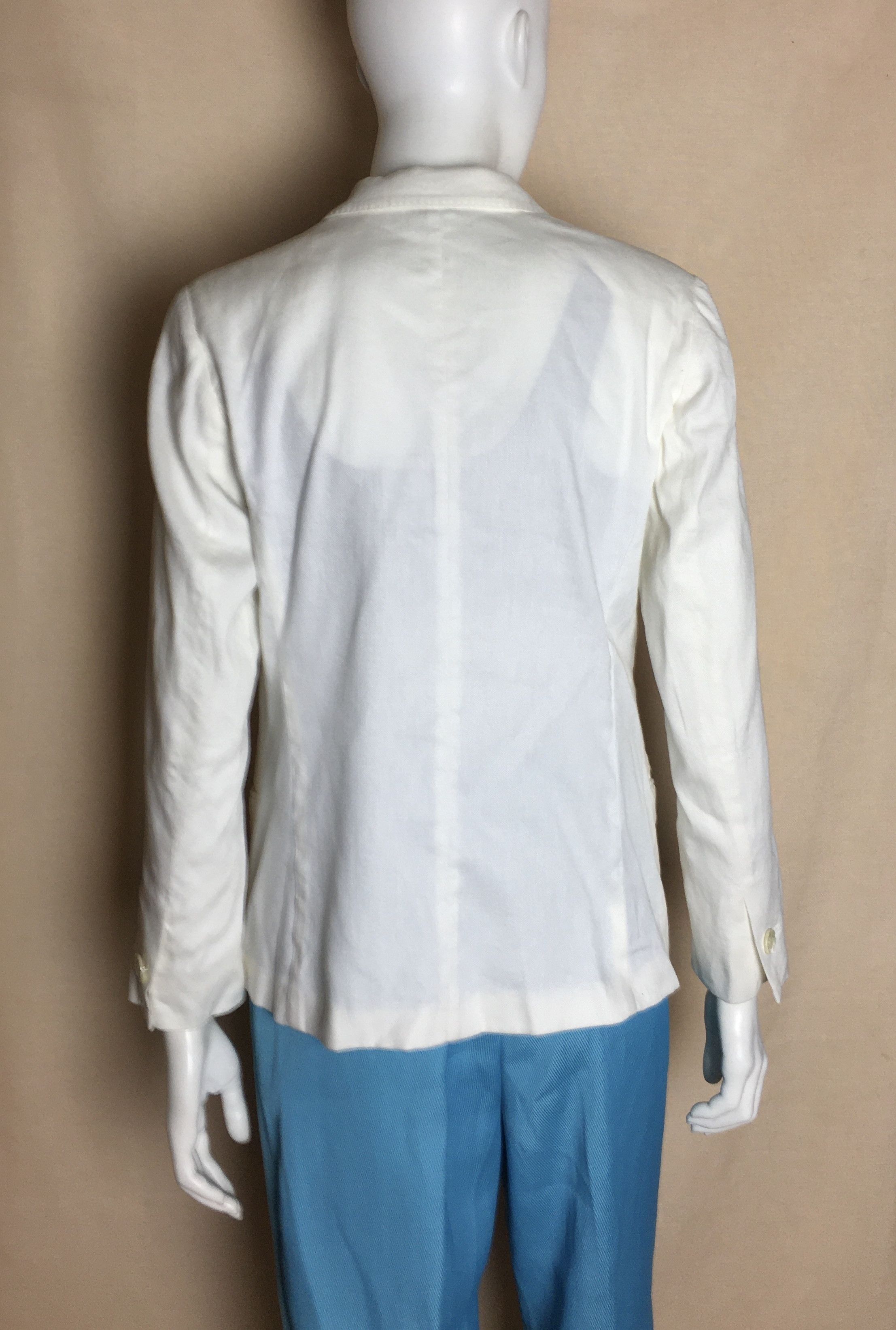 Boglioli Boglioli Linen Blend Blazer Jacket Women Size IT 44 Size M / US 6-8 / IT 42-44 - 2 Thumbnail