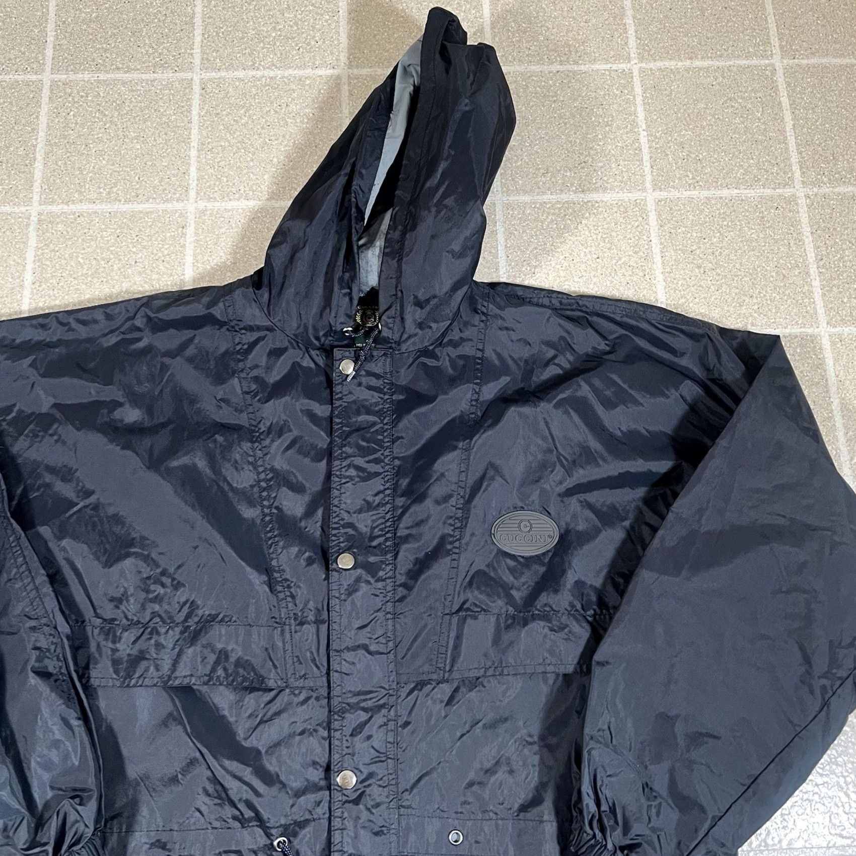 Vintage VINTAGE Cuccini Turbo Windbreaker Jacket M Navy Blue Men’s Size US M / EU 48-50 / 2 - 3 Thumbnail