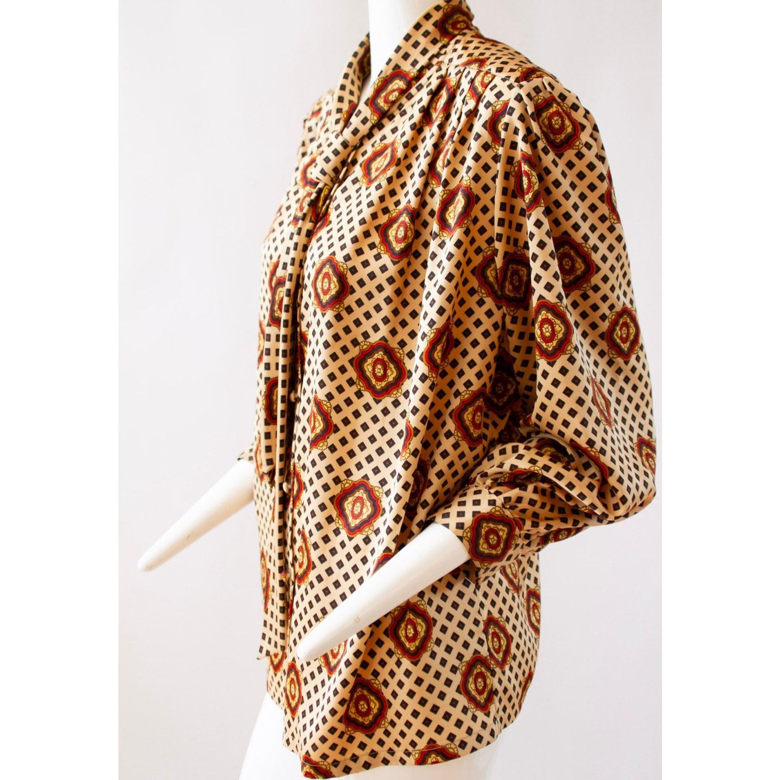 Other Koret Career Paisley Patterned Print Blouse - Size 20W/40 Size 3XL / US 20-22 - 9 Thumbnail