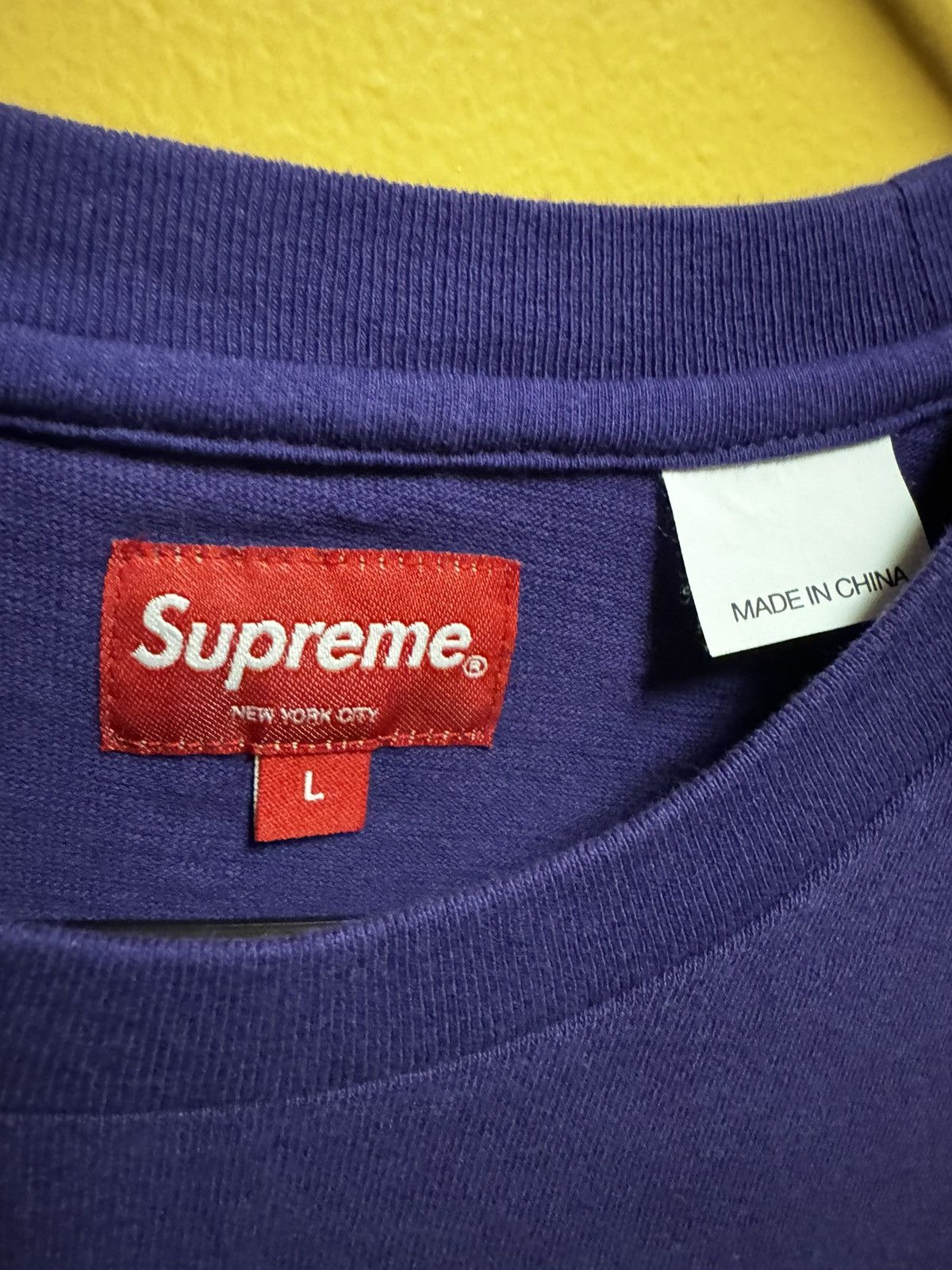 Supreme Supreme Sketch Embroidered Tee Size US L / EU 52-54 / 3 - 3 Thumbnail