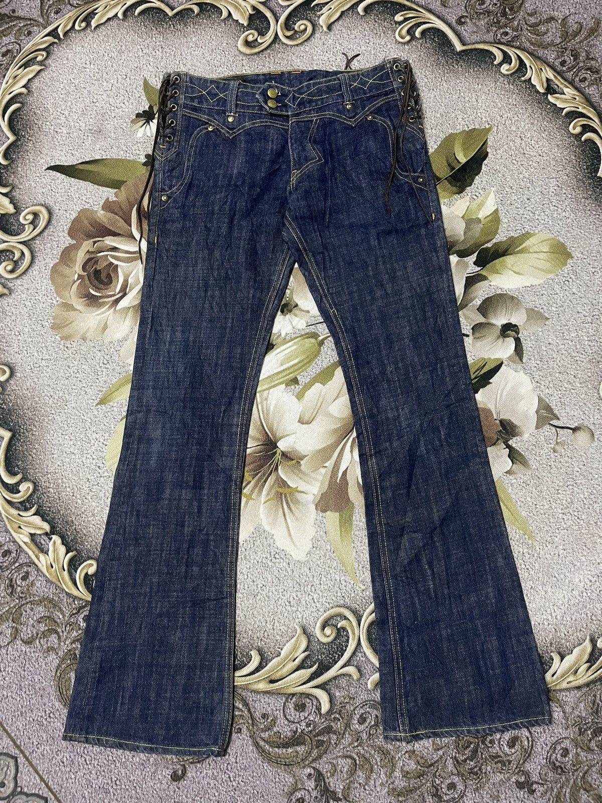Japanese Brand Revolver Flare Jeans Size US 32 / EU 48 - 1 Thumbnail