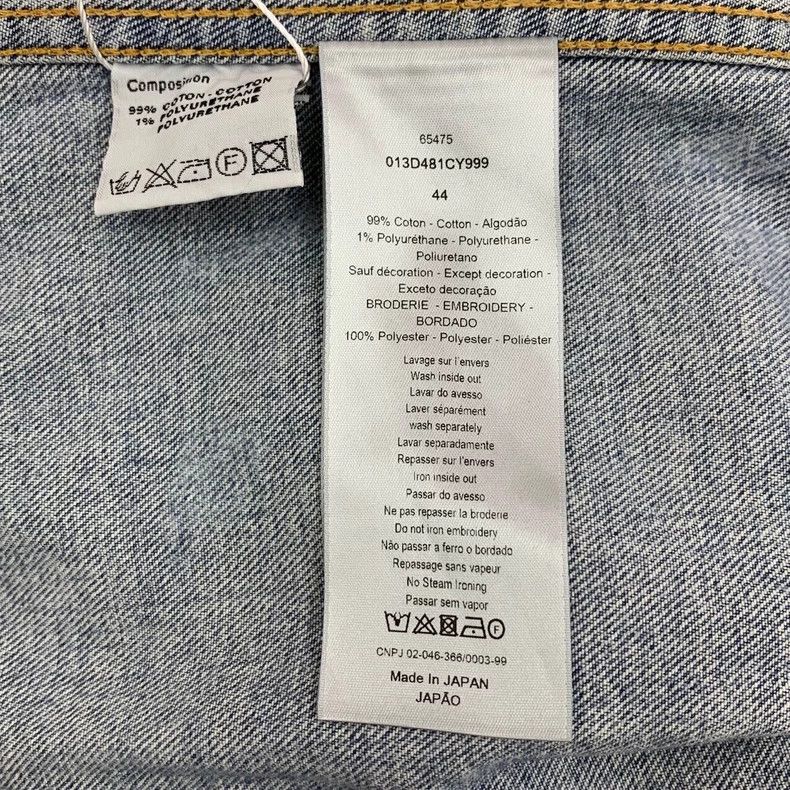 Dior Dior Co-branded blue logo embroidered ink splash design was Size US S / EU 44-46 / 1 - 7 Thumbnail