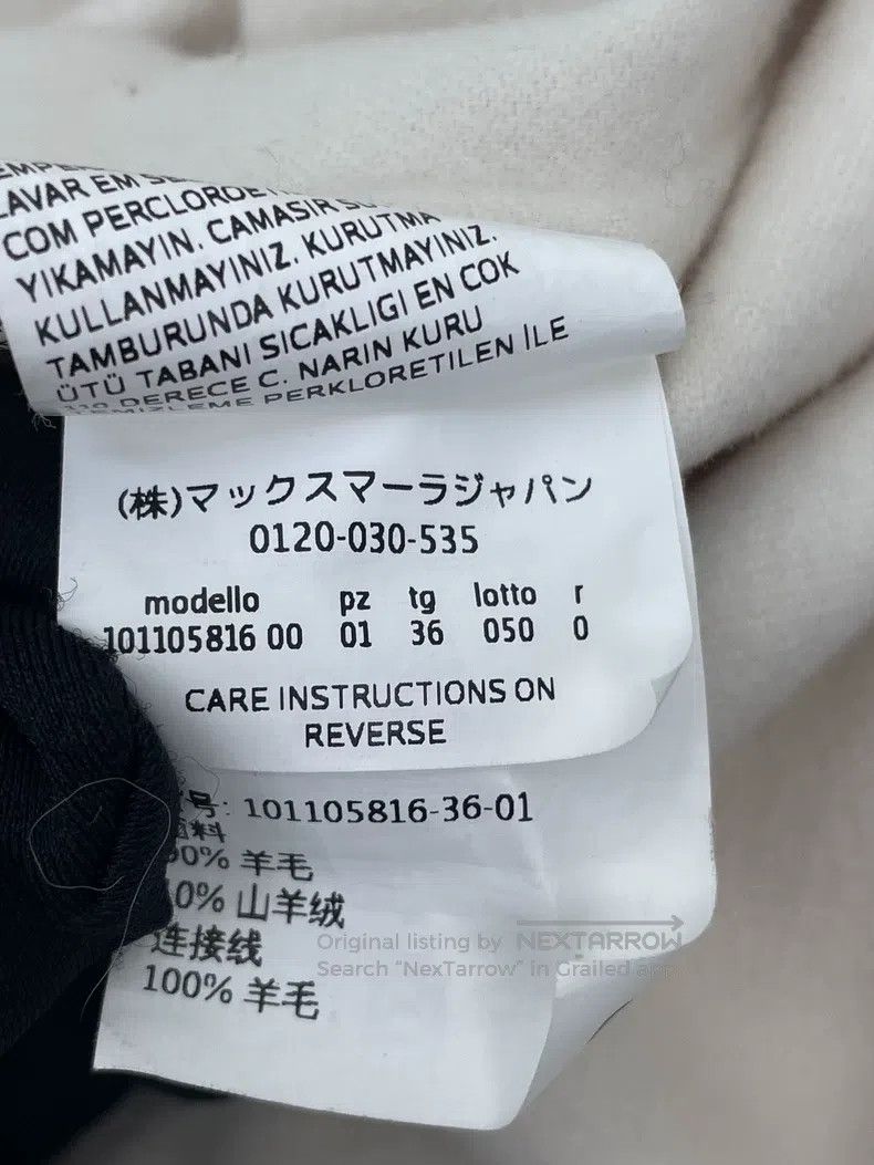Max Mara Max Mara Cream White Double-faced Cashmere Coat Size XS / US 0-2 / IT 36-38 - 6 Thumbnail