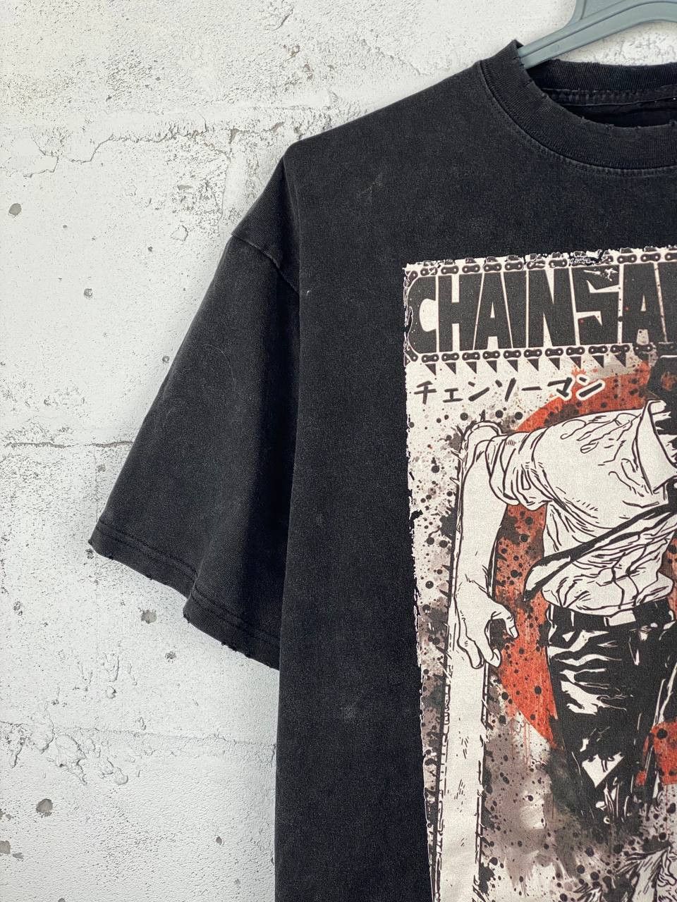 Anime × Japanese Brand Chainsaw Man Distressed T Shirt Avant Garde Japan Fade Size US M / EU 48-50 / 2 - 3 Thumbnail