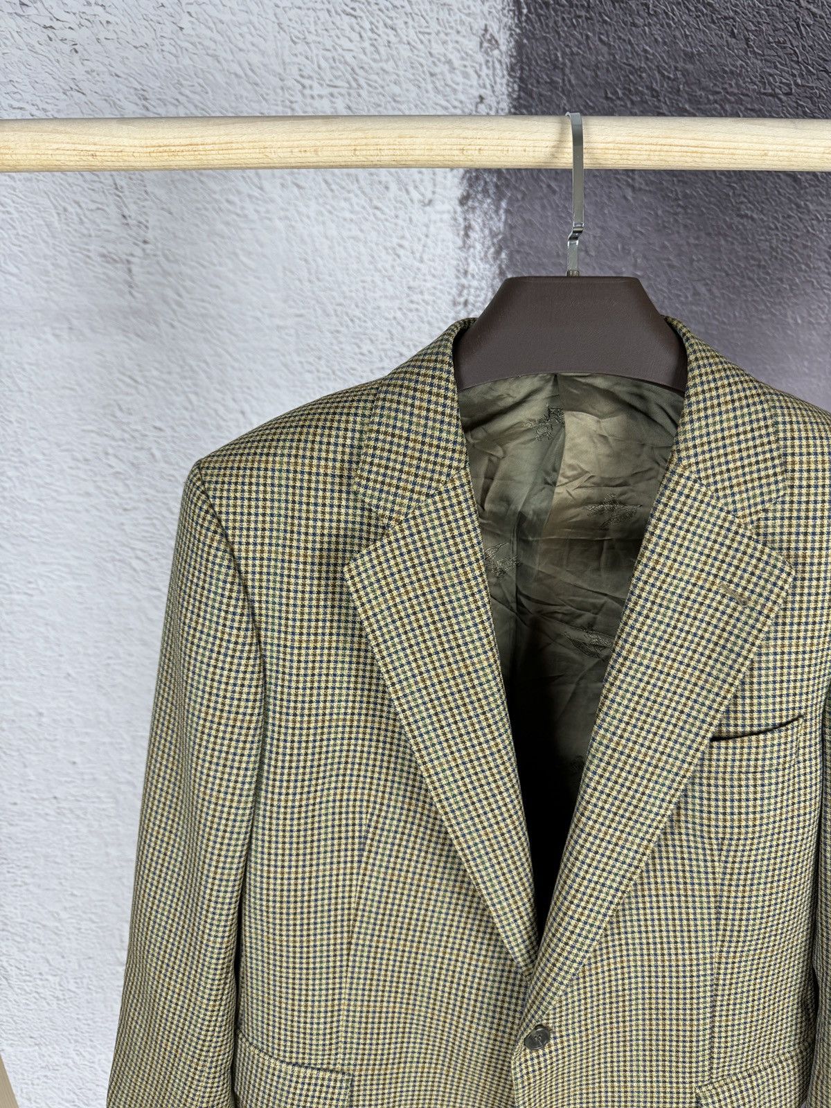 Burberry Burberrys Prorsum vintage checkered houndstooth blazer Size 44R - 3 Thumbnail