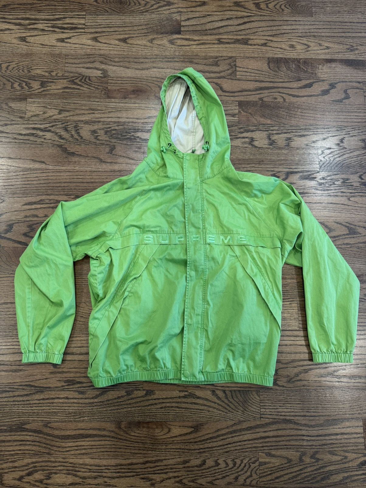 Supreme Supreme SS20 Overdyed Twill Hooded Jacket Size US XL / EU 56 / 4 - 6 Thumbnail