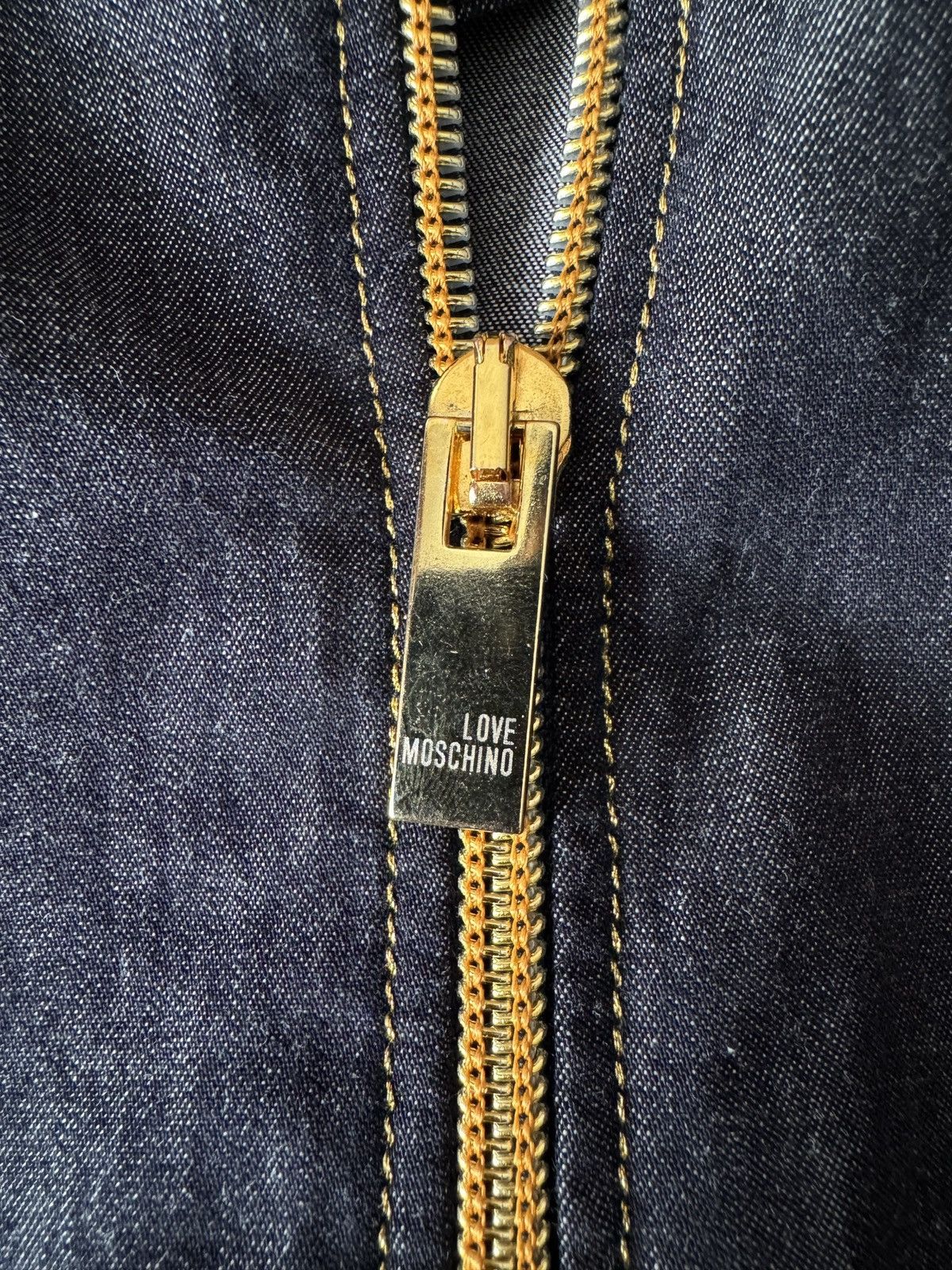 Moschino 🔥🔥 Moschino Navy Denim Shirt Size US M / EU 48-50 / 2 - 5 Thumbnail