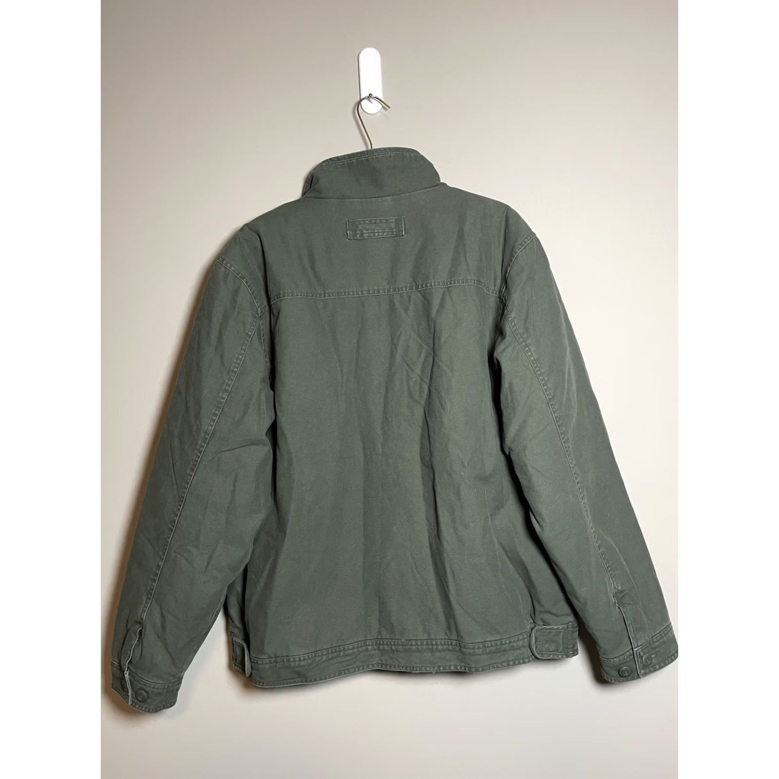 Rothco VINTAGE Rothco Coat Mens XL Green Field Jacket Quilted Lined Full Zip Hooded Pockets Heavyweight Military Jacket Size US XL / EU 56 / 4 - 6 Thumbnail