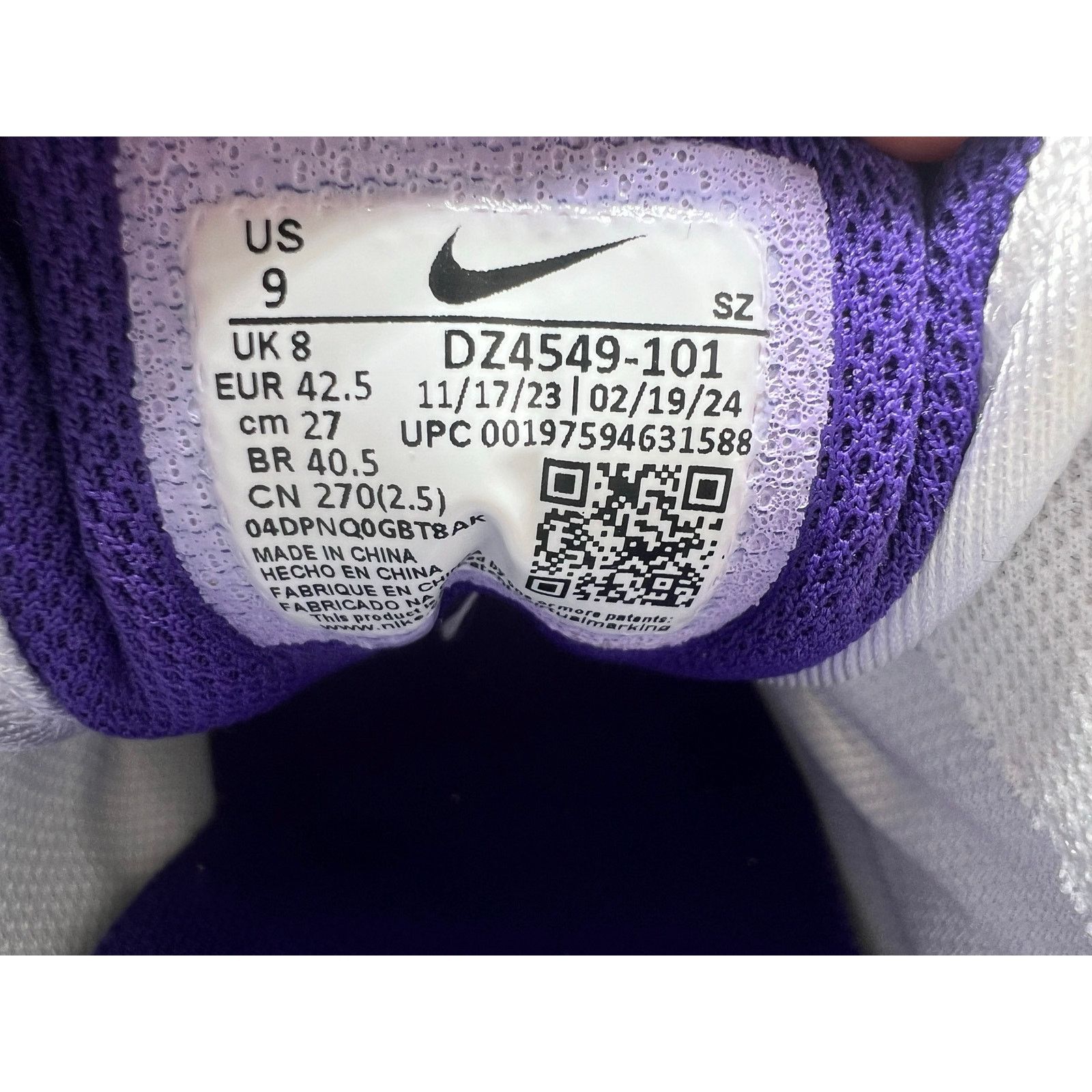 Nike Nike Air Max 1 SC ‘Field Purple’ size 9 mens Size US 9 / EU 42 - 6 Thumbnail
