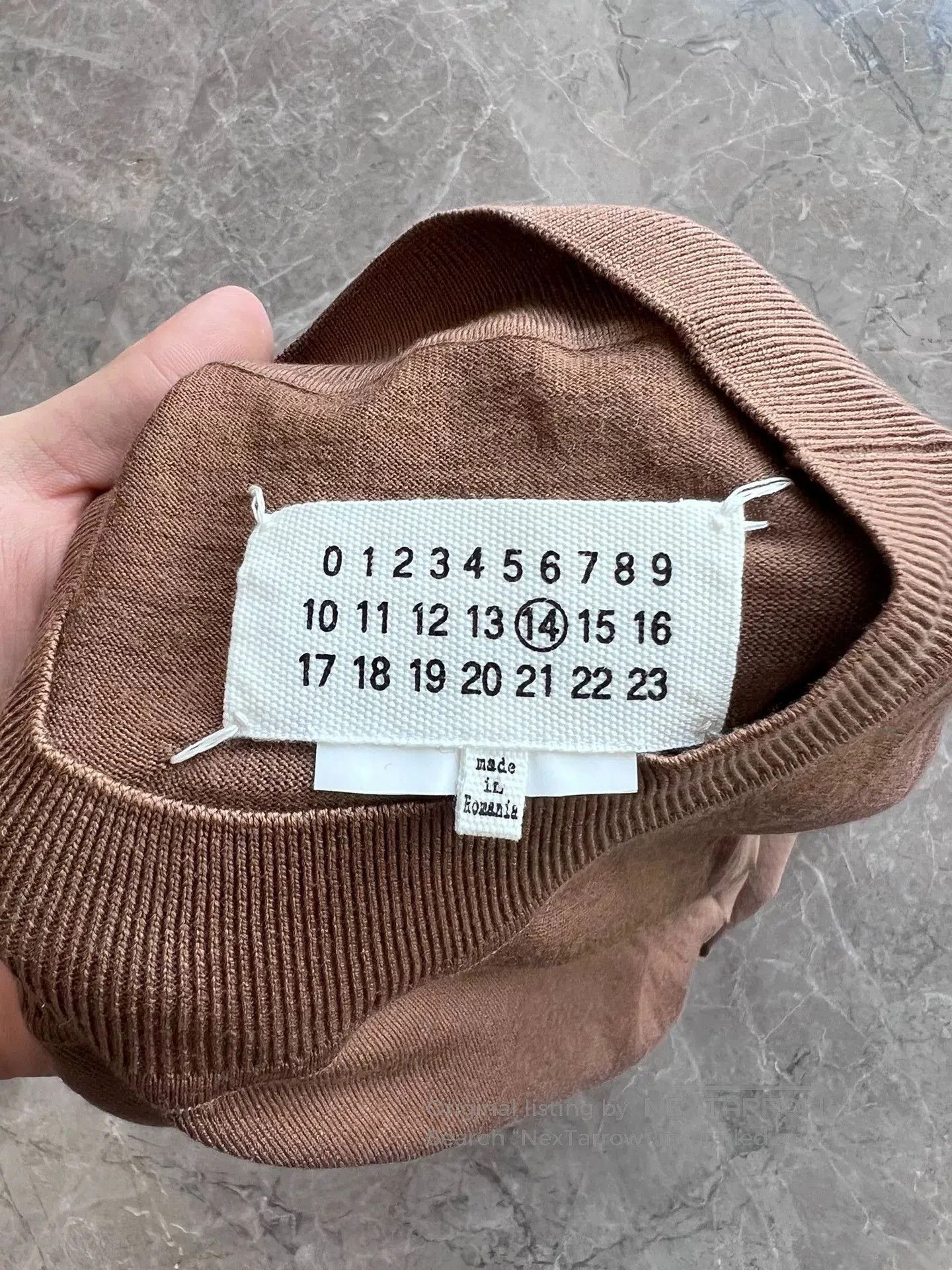 Maison Margiela maison margiela chocolate brown sweater. Size L / US 10 / IT 46 - 3 Thumbnail