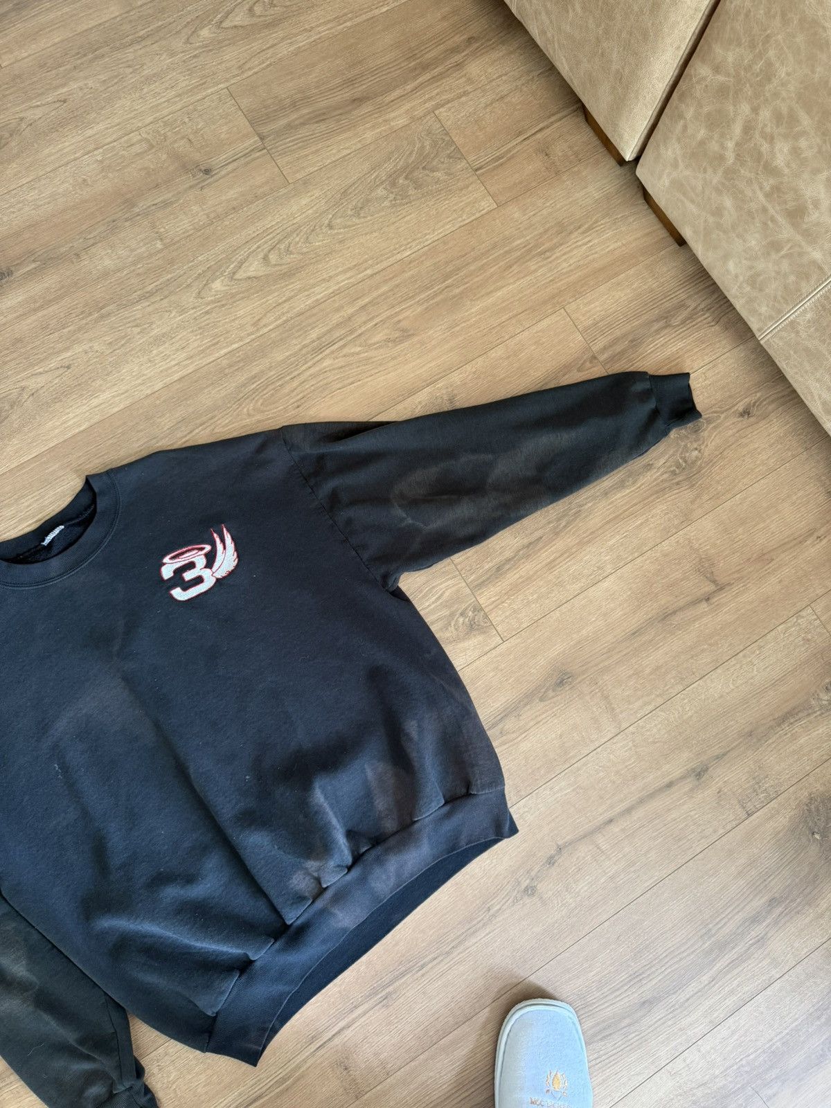 Vintage Vintage 3 Crewneck Size US L / EU 52-54 / 3 - 3 Thumbnail