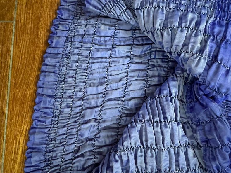 Issey Miyake Issey Miyake size:2 Blue main line rubber band pleated str Size M / US 6-8 / IT 42-44 - 4 Thumbnail