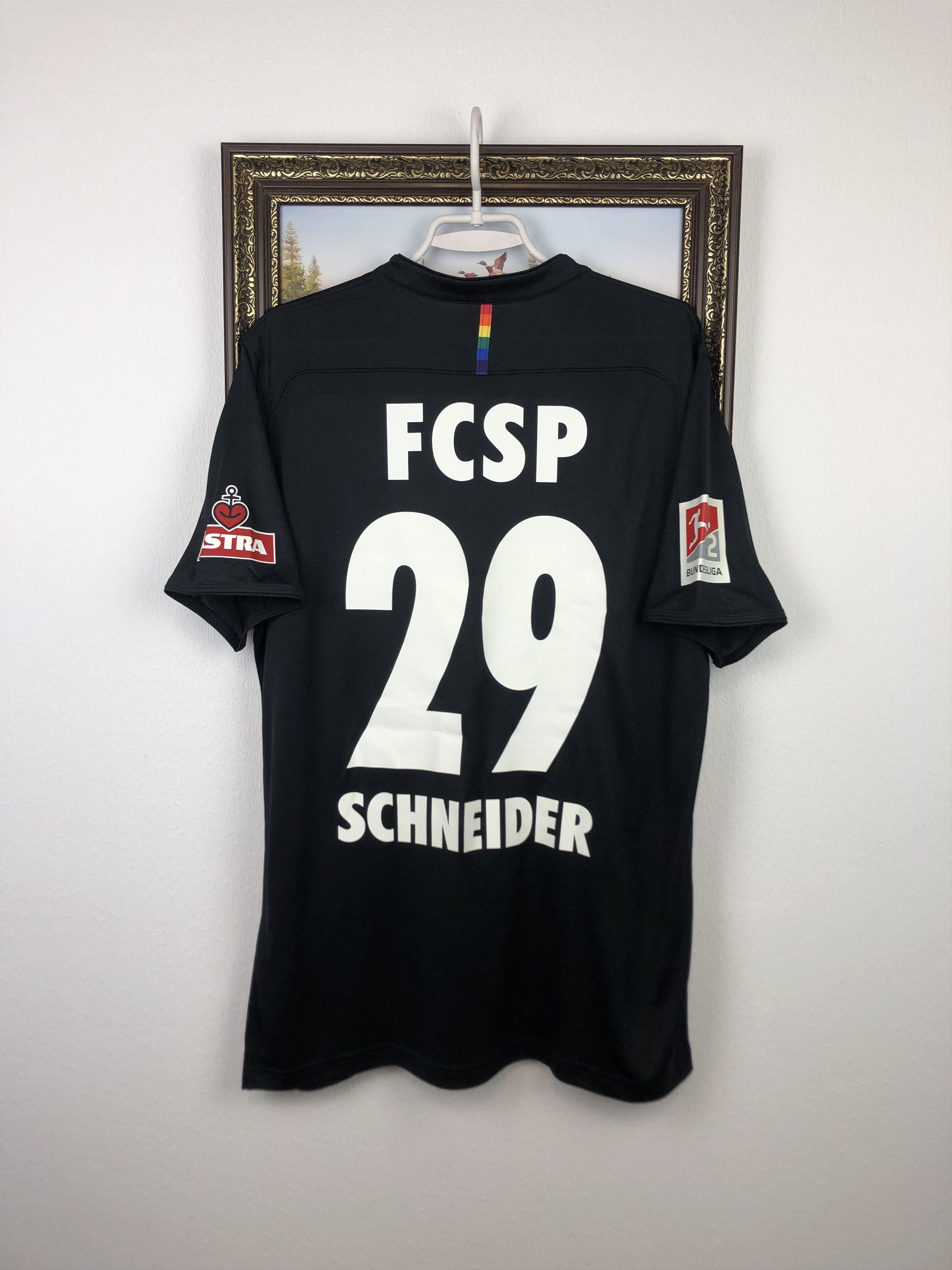 Under Armour St Pauli football shirt 2018 Soccer #29 Schneider Jersey Size US L / EU 52-54 / 3 - 1 Thumbnail