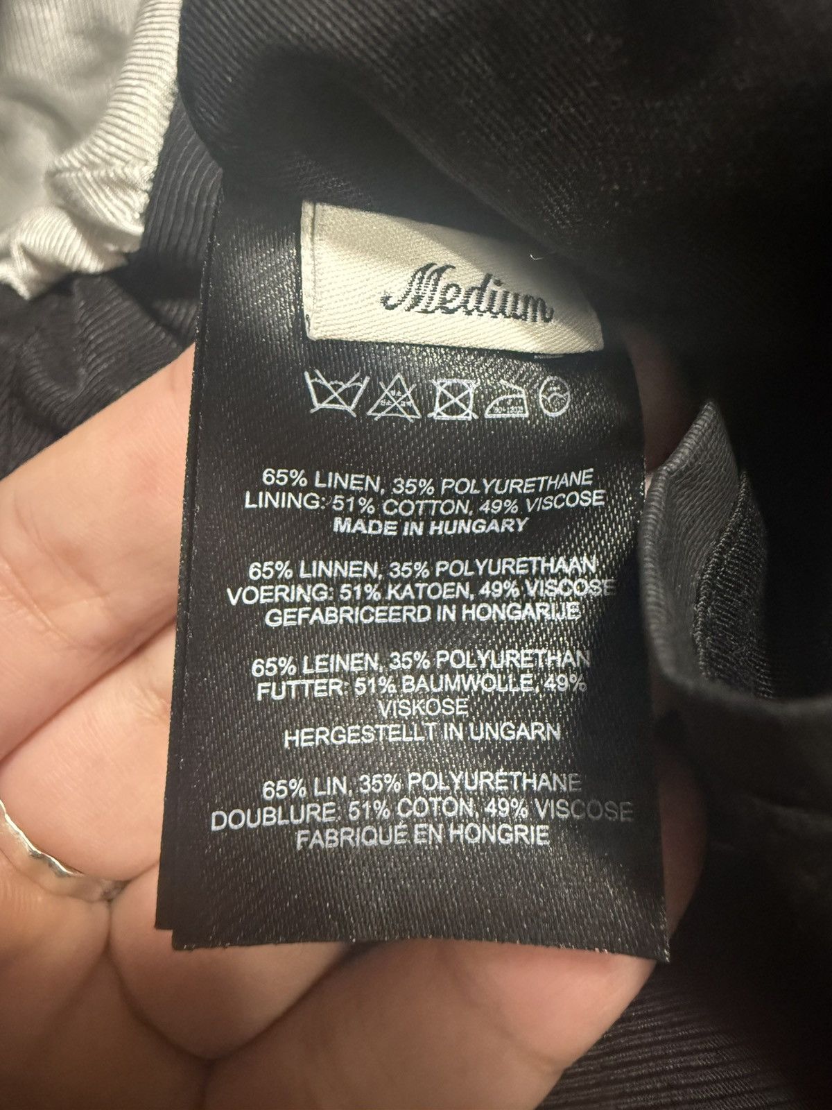 Dries Van Noten Dries Van Noten Volker Coated Linen Bomber Jacket Size US M / EU 48-50 / 2 - 5 Thumbnail