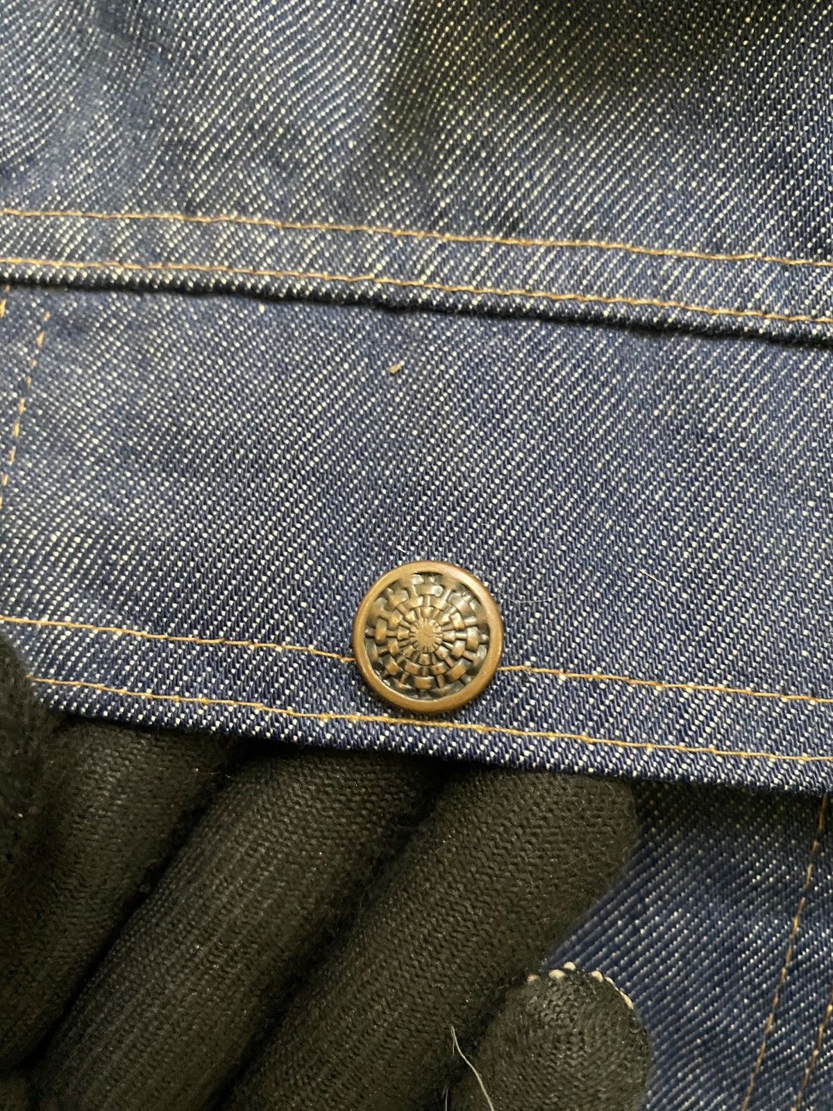 Vintage Vintage Selvedge Denim Jacket – Unbranded, 1970s Style Size US XS / EU 42 / 0 - 6 Thumbnail