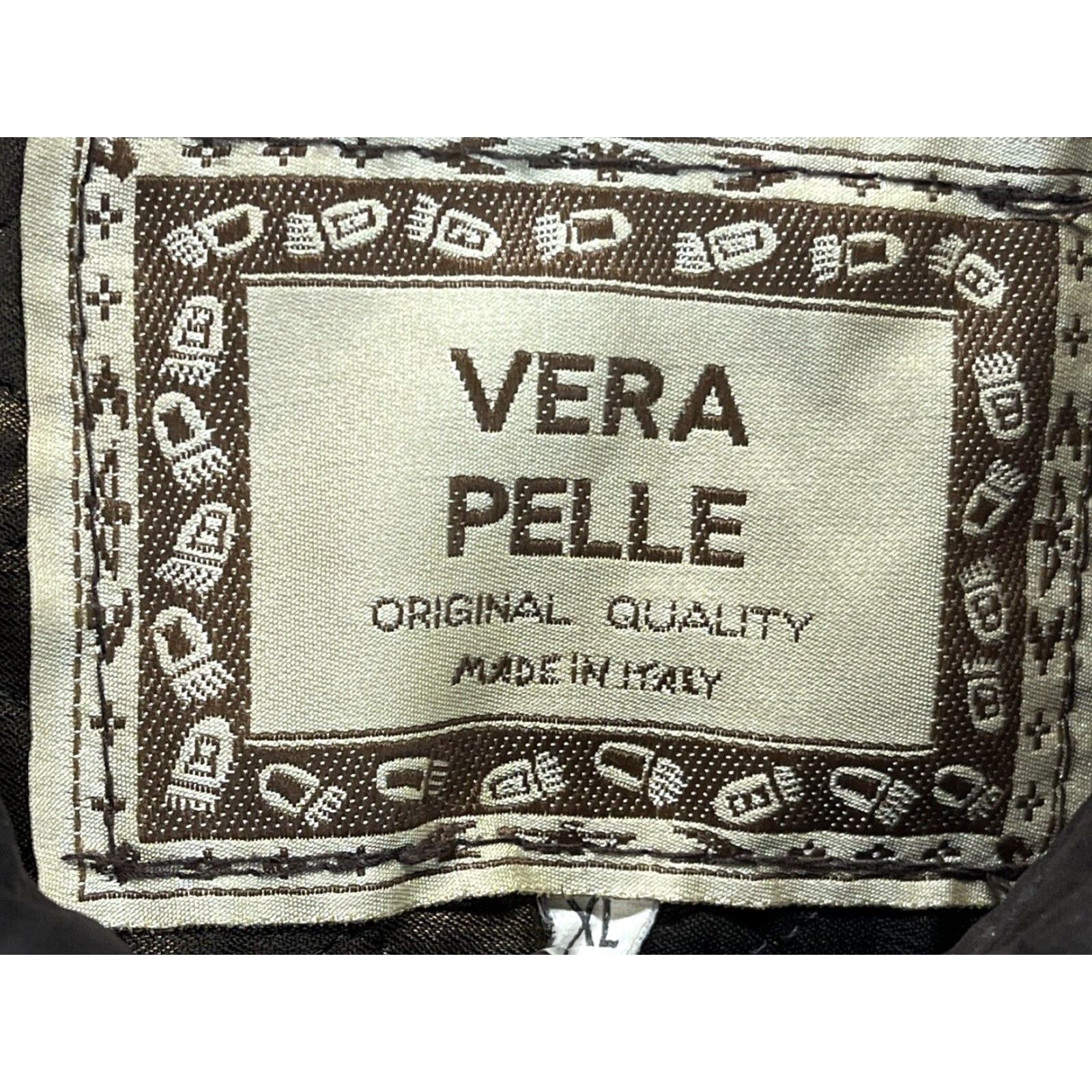 Vera Pelle VINTAGE Vera Pelle Leather Coat Mens XL Brown Italian Leather Fall Winter Casual Business All Seasons Lined Size US XL / EU 56 / 4 - 7 Thumbnail