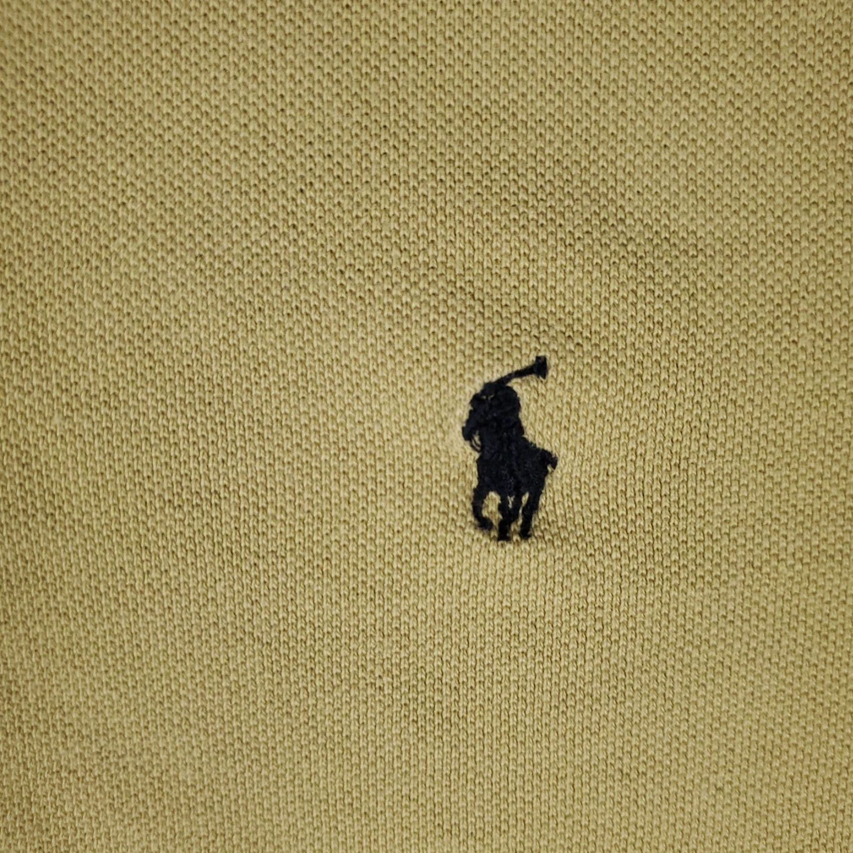 Ralph Lauren VINTAGE Ralph Lauren Polo Shirt Mens Size Large Short Sleeve Beige Casual Classic Preppy Size US L / EU 52-54 / 3 - 3 Thumbnail