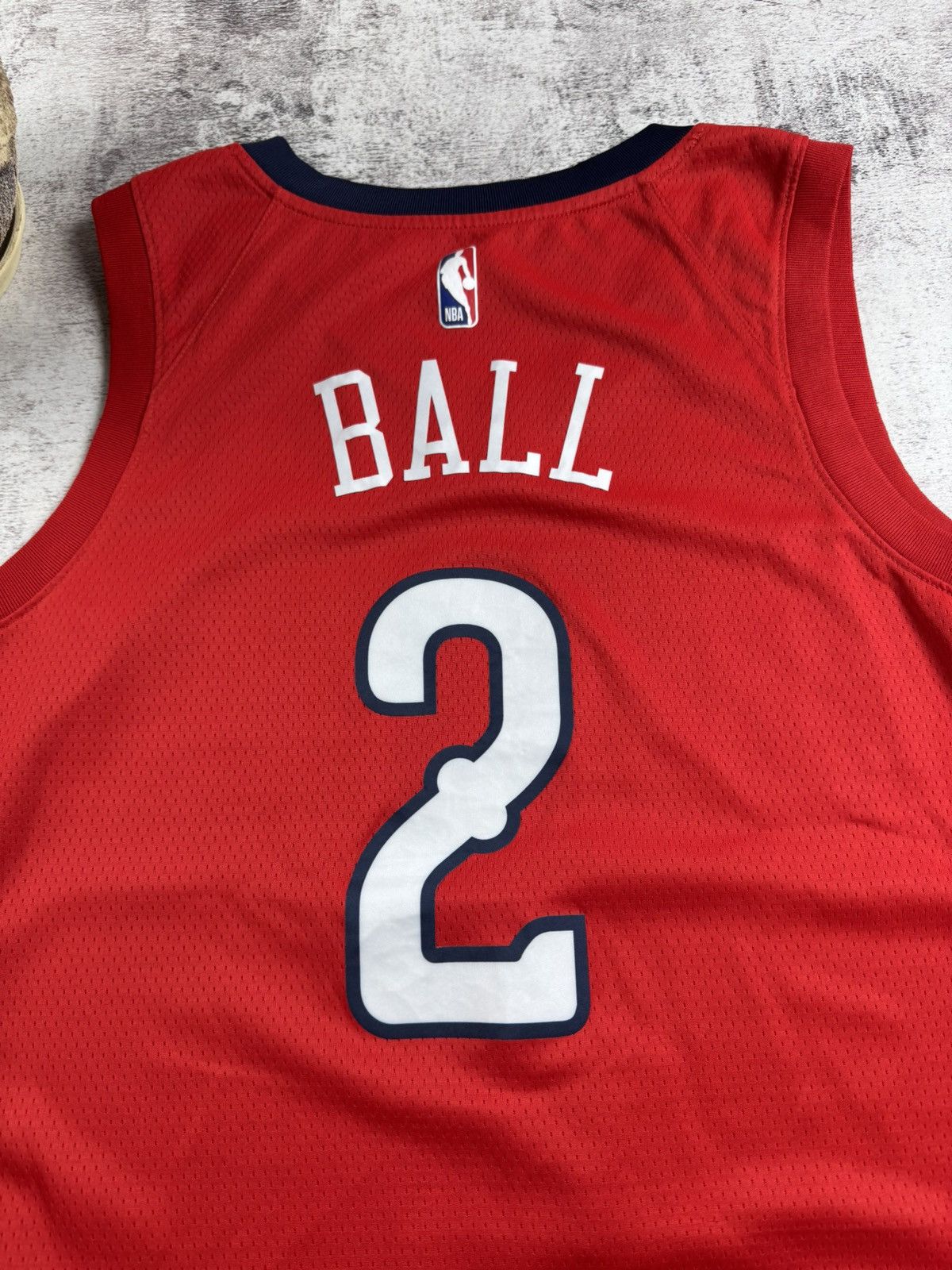 NBA New Orleans Pelicans Nike Jordan #2 Ball Rap Shirt Jersey Size US XL / EU 56 / 4 - 19 Thumbnail