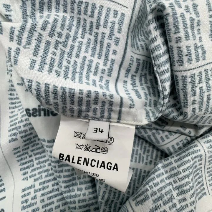 Balenciaga Balenciaga Casual Long Sleeve Shirt with Tee 0079-2507 Size US S / EU 44-46 / 1 - 3 Thumbnail