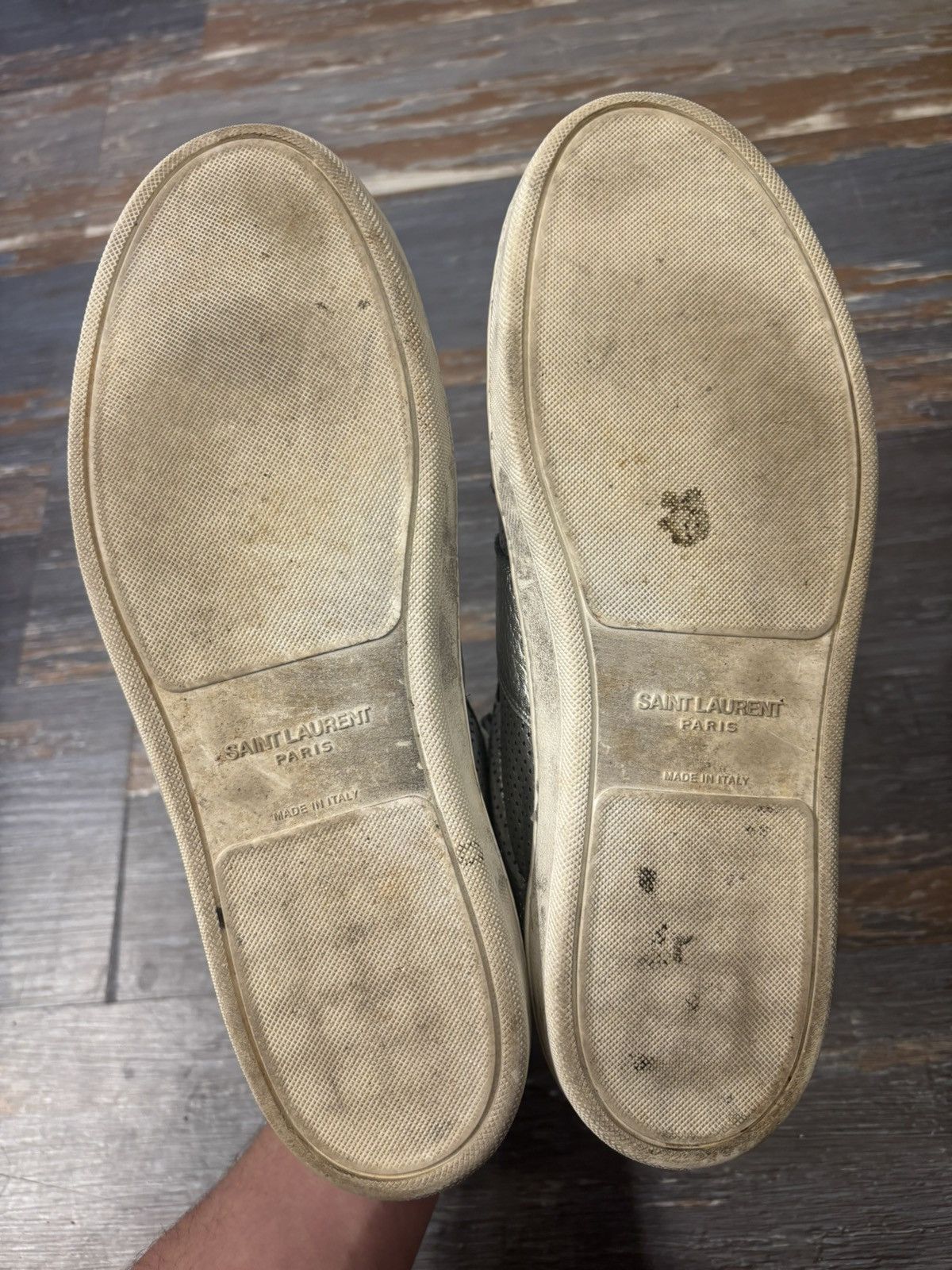 Saint Laurent Paris Saint Laurent PL-10 Silver Size 10 Size US 10 / EU 43 - 8 Thumbnail