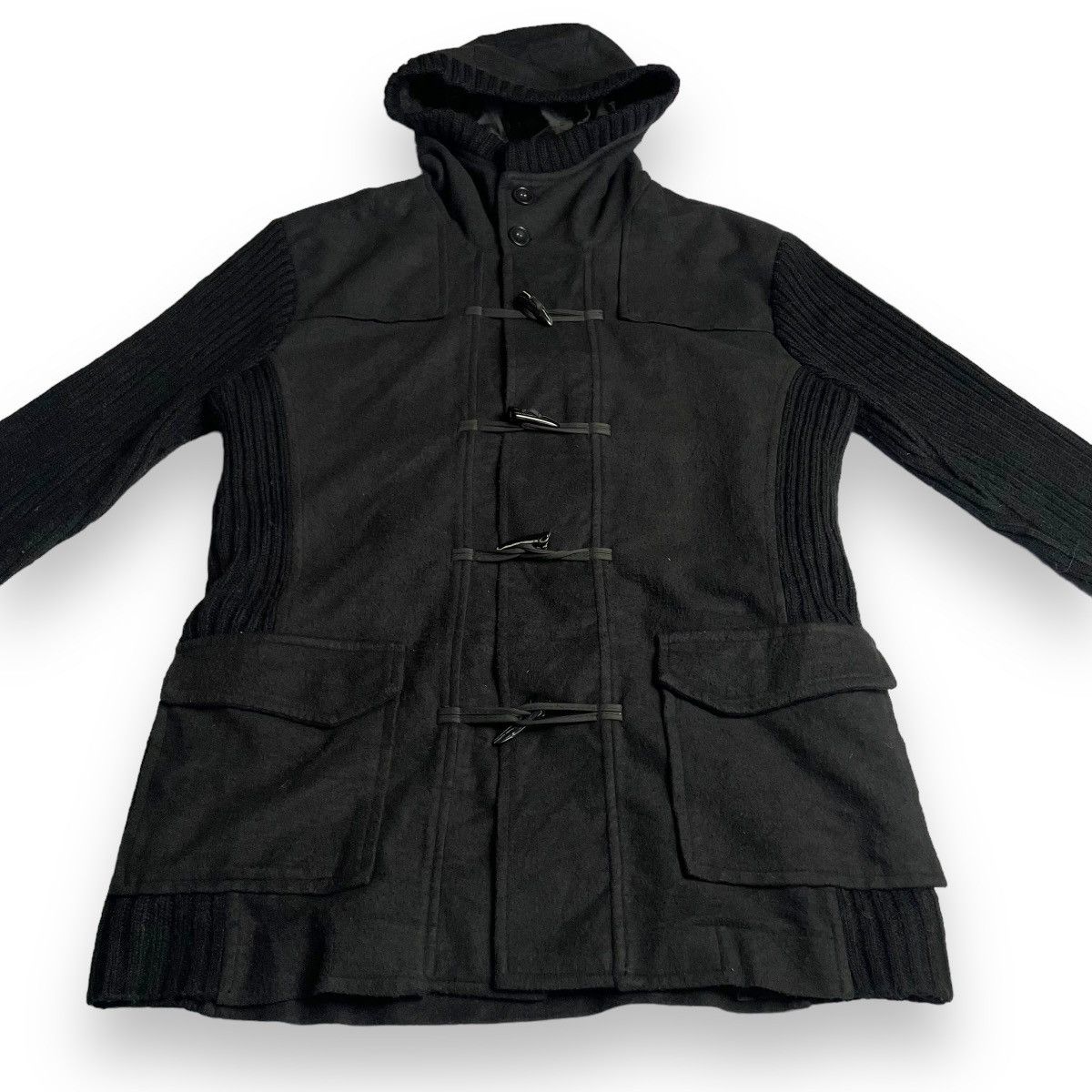 If Six Was Nine 🇯🇵 HIDEAWAYS NICOLE PUNK GOTHIC DUFFLE JACKET Size US M / EU 48-50 / 2 - 4 Thumbnail