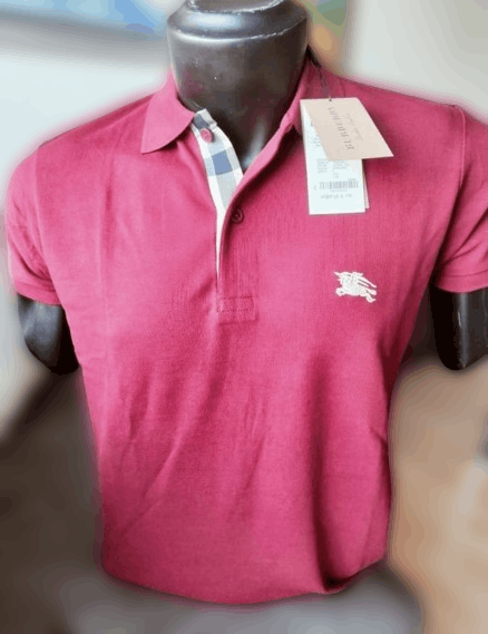 Vintage 💥Burberry Vintage Polo - Gold Logo 💥 Size US XL / EU 56 / 4 - 1 Thumbnail