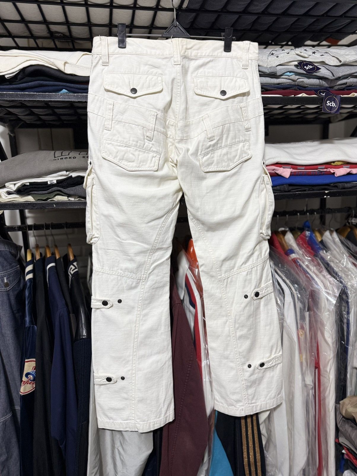 Issey Miyake Tete homme double waist multi pocket cargo pants Size US 30 / EU 46 - 12 Thumbnail