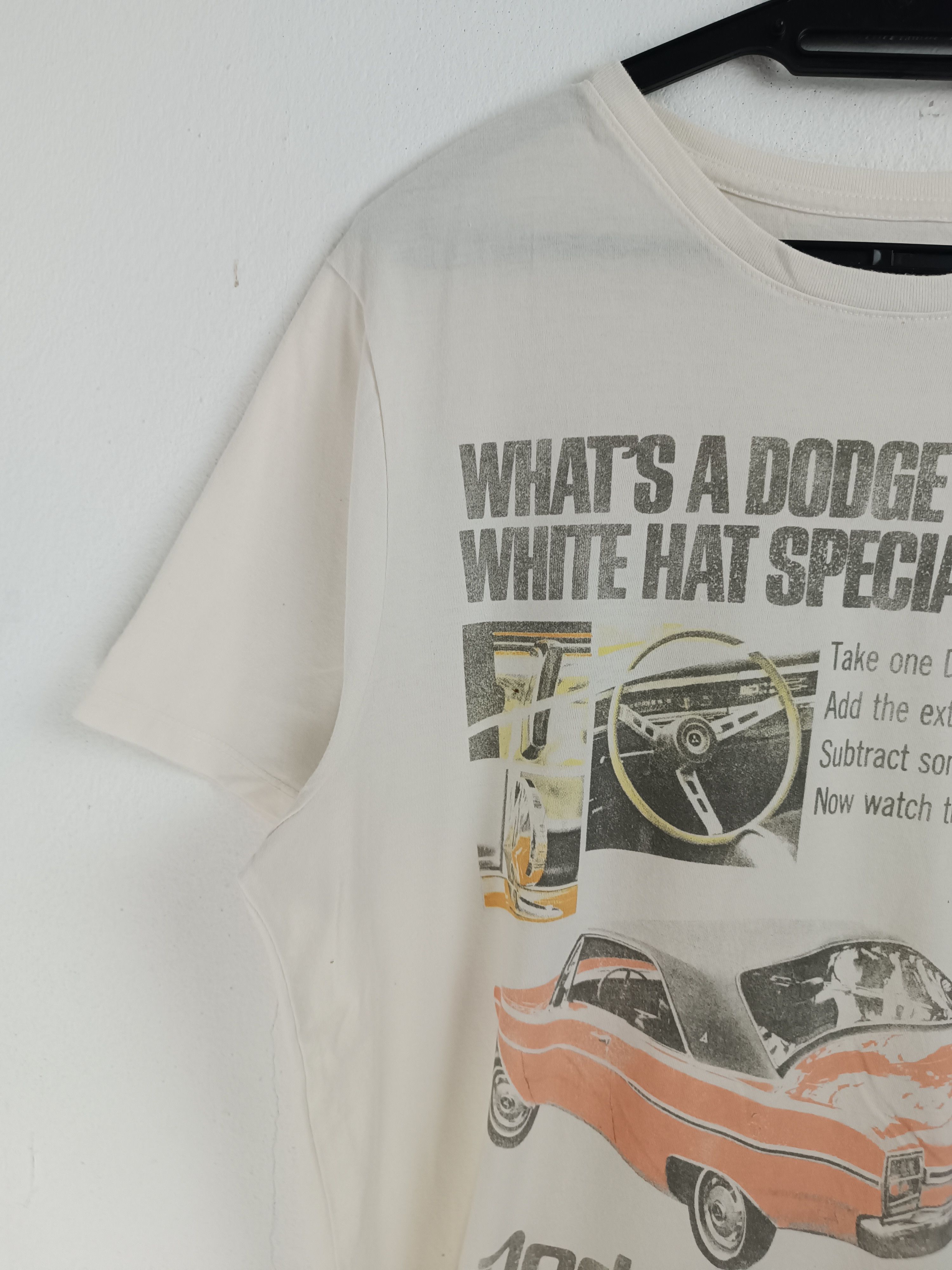 Vintage VINTAGE DODGE WHITE HAT 80'S CAR AUTO mustang jaguar hellcat Size US L / EU 52-54 / 3 - 5 Thumbnail