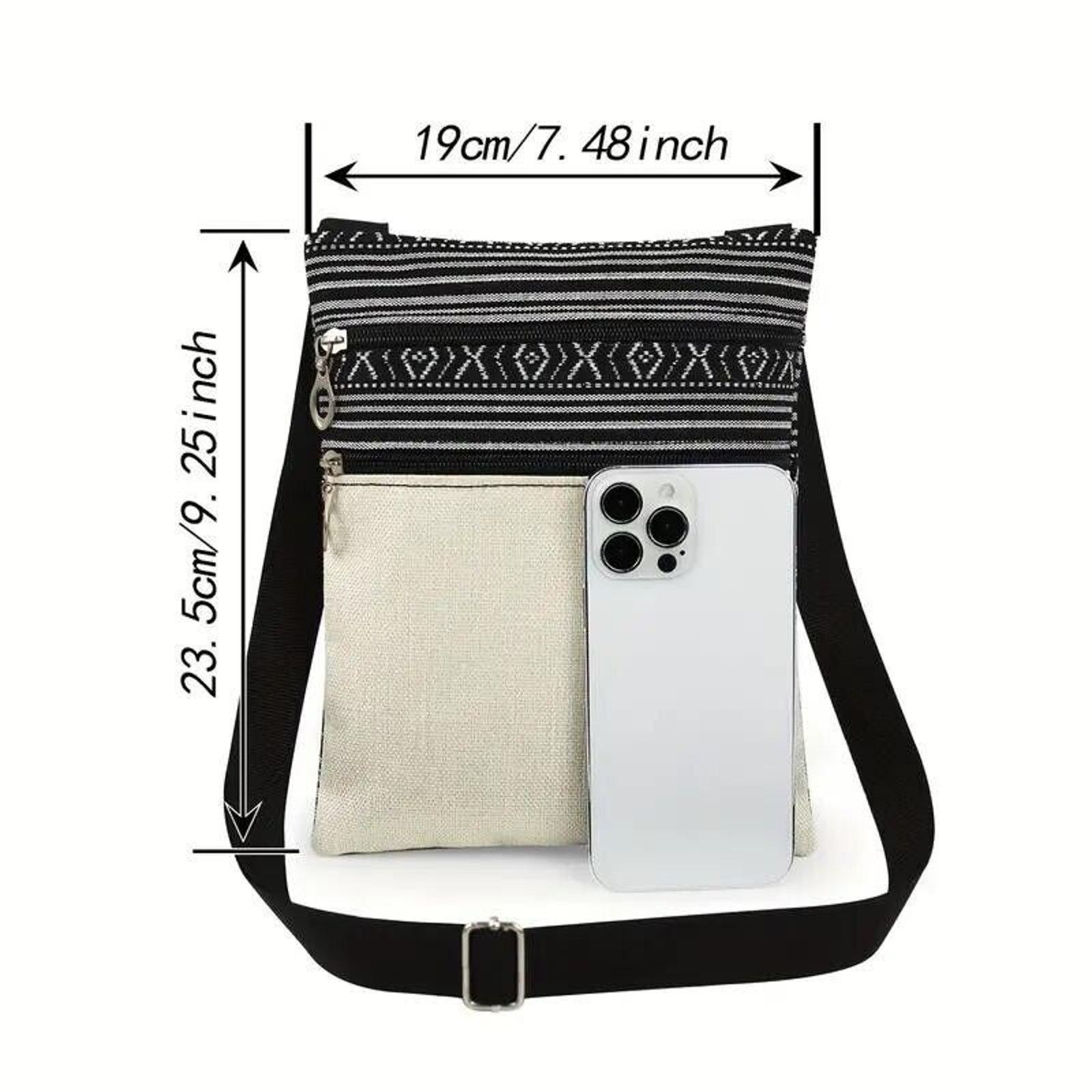 Other Two Rainbow-Colored Horses Oil Crossbody Shoulder Bag Size ONE SIZE - 5 Thumbnail