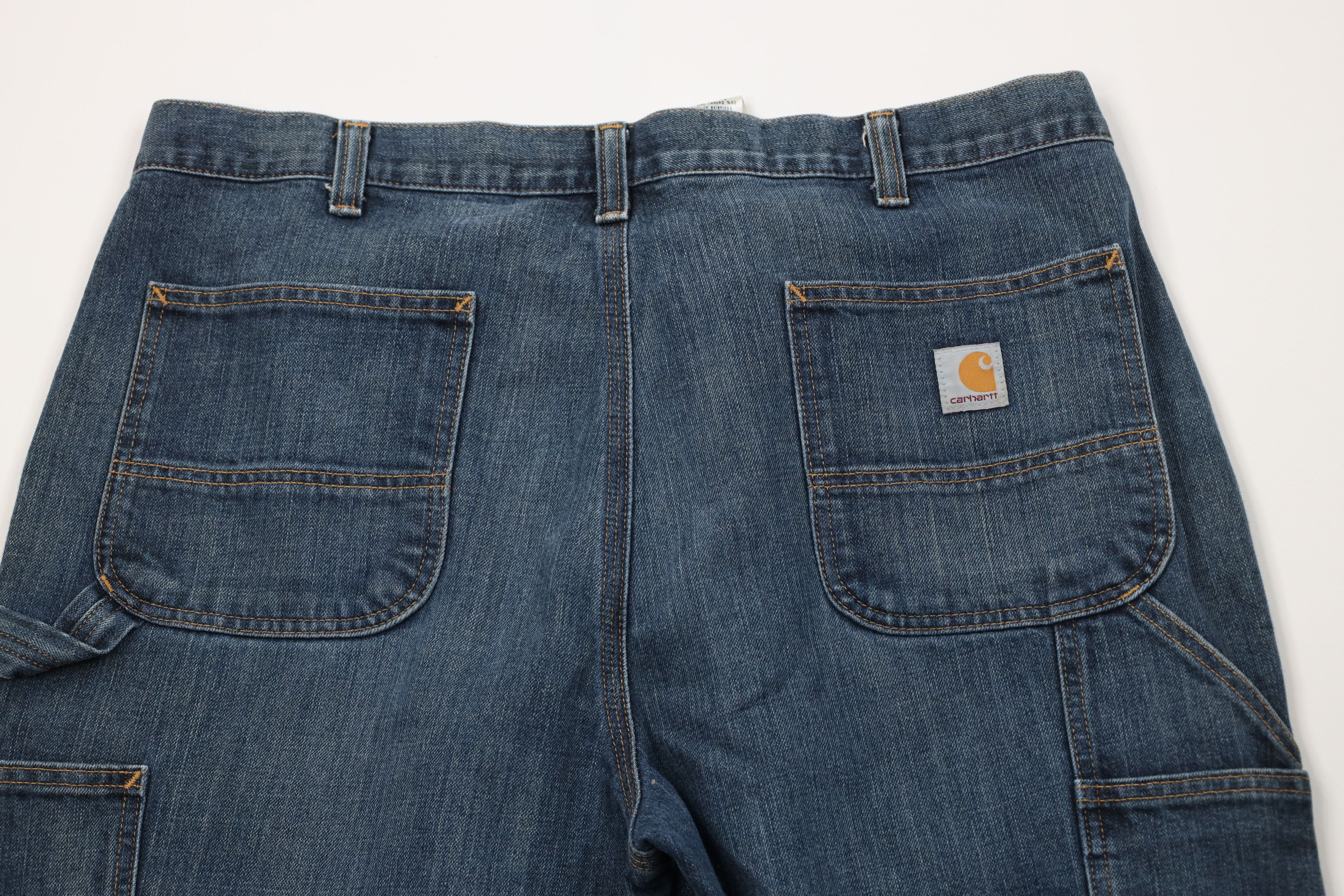 Carhartt Vintage Y2K Carhartt Relaxed Fit Wide Leg Denim Jeans Blue Size US 40 / EU 56 - 9 Thumbnail