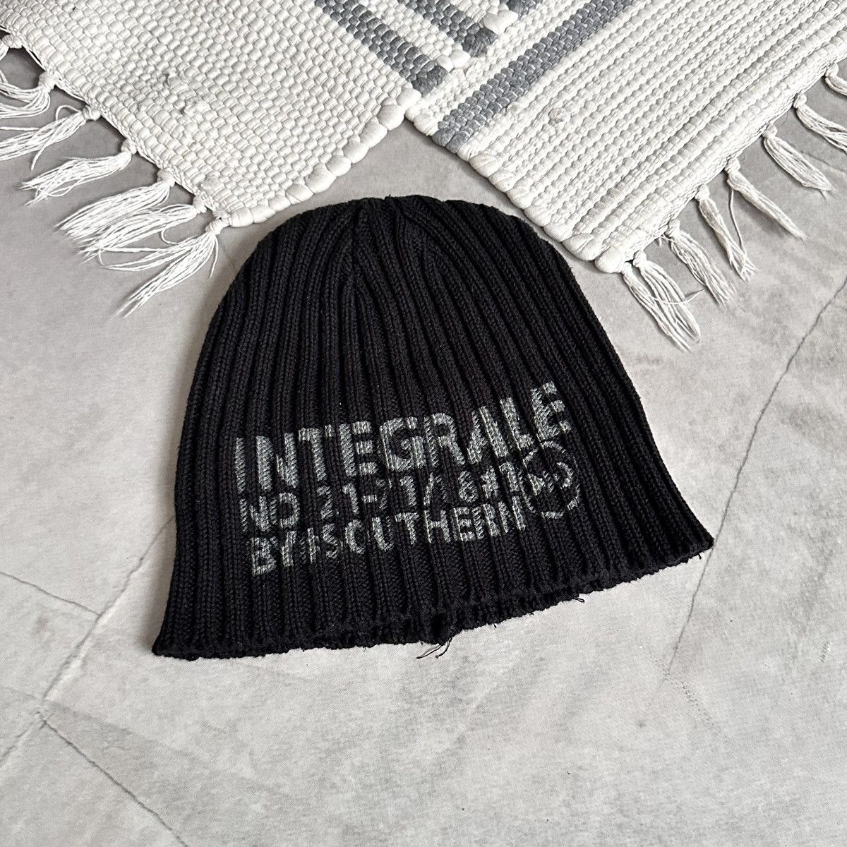 Hysteric Glamour × Undercover Japan Integrale Yohji Yamamoto Vibe Ribbed Hat Beanie Size ONE SIZE - 1 Thumbnail