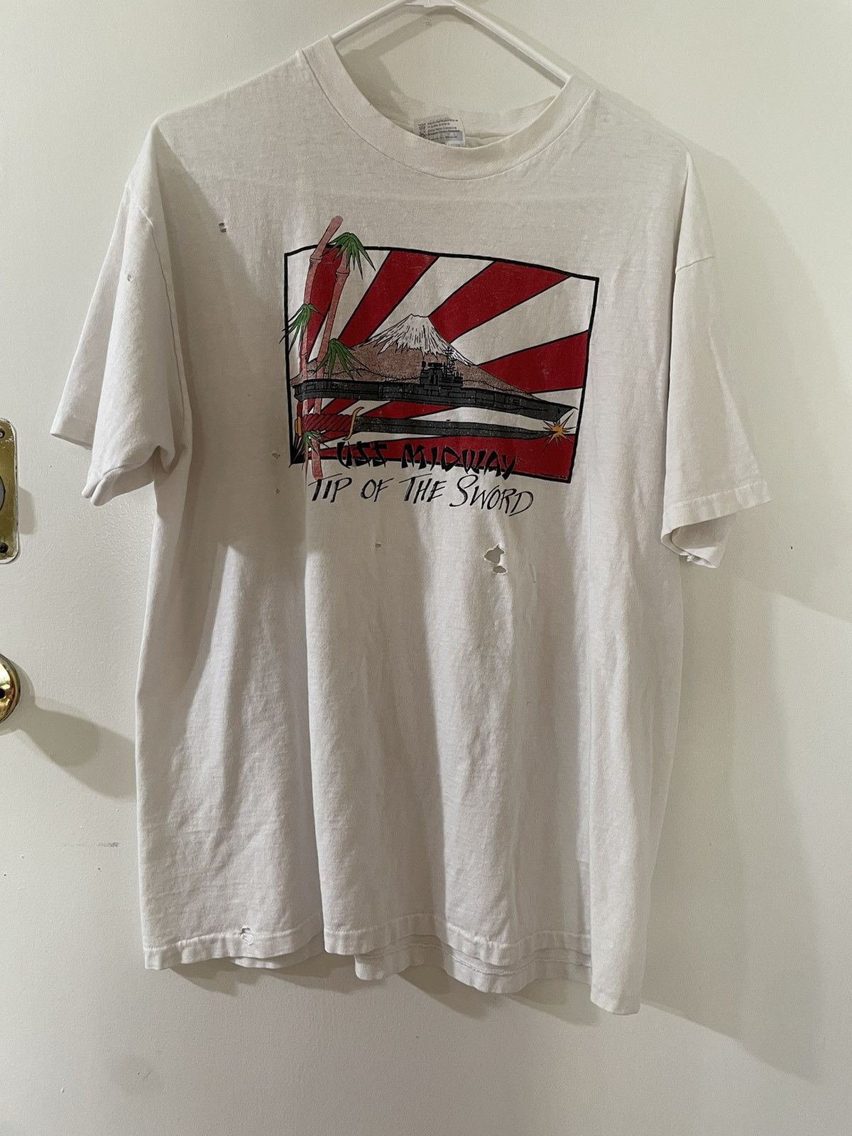 Vintage vintage uss midway shirt Size US M / EU 48-50 / 2 - 1 Thumbnail