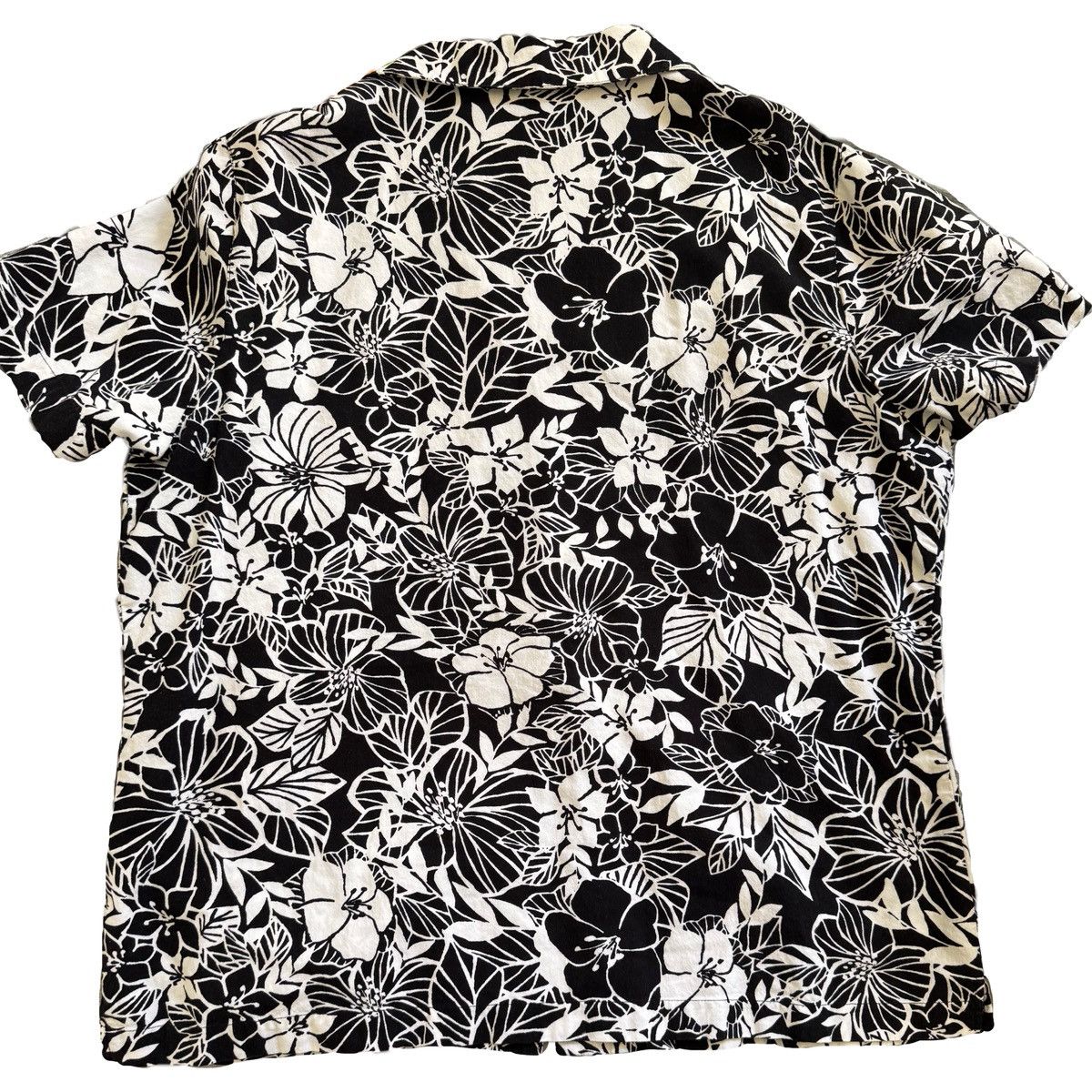 Vintage Cathy Daniel’s M black white button up floral vintage Hawaii Size M / US 6-8 / IT 42-44 - 3 Thumbnail